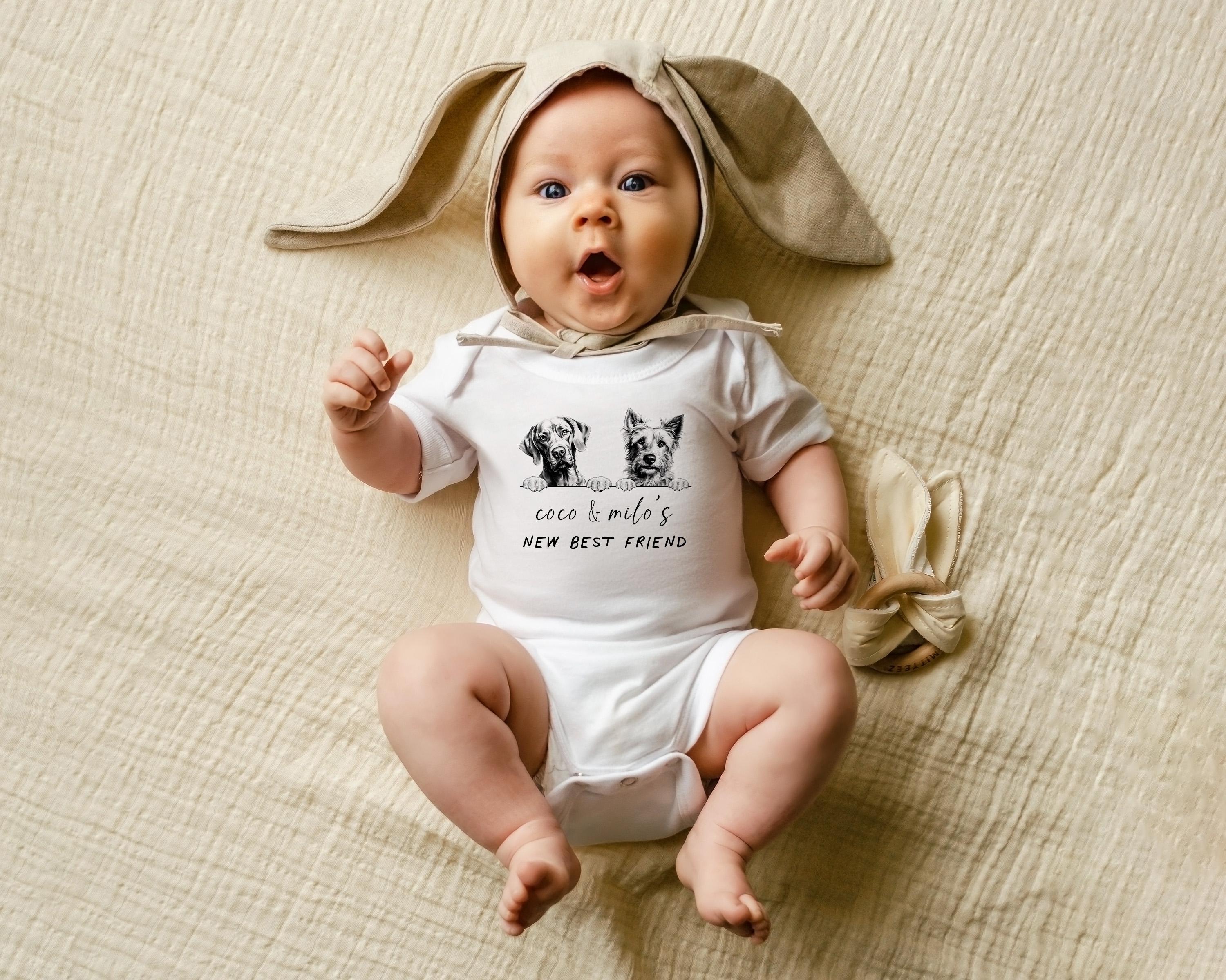 Dog's New Best Friend Custom Baby Bodysuit