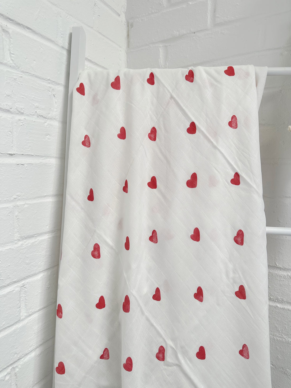 Little Heart Muslin Swaddle