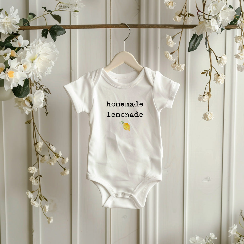 "Homemade Lemonade" Baby Bodysuit