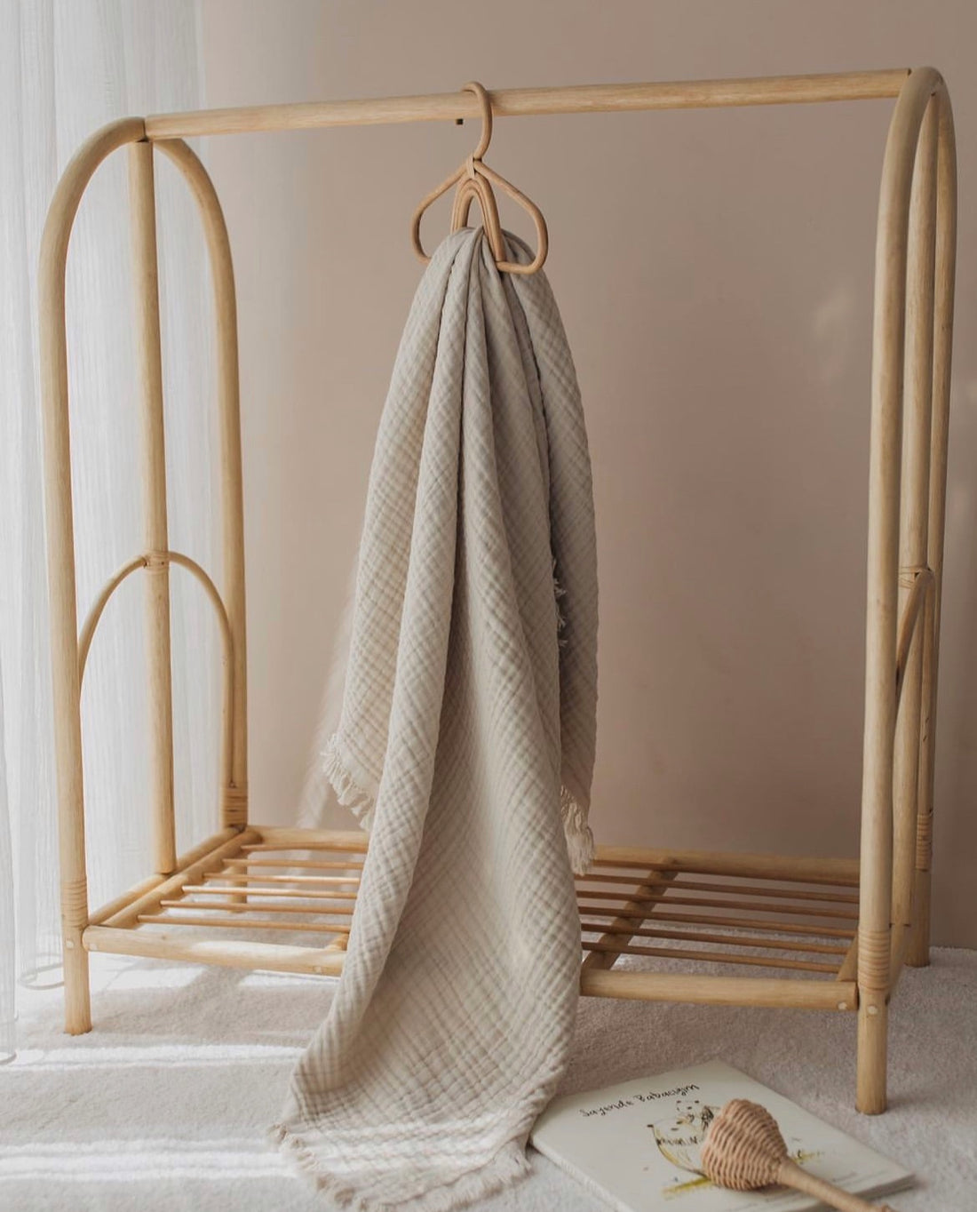 Stone Muslin Blanket