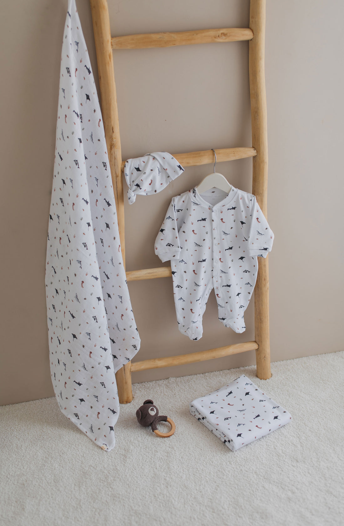 Ocean Newborn Hospital Gift Set