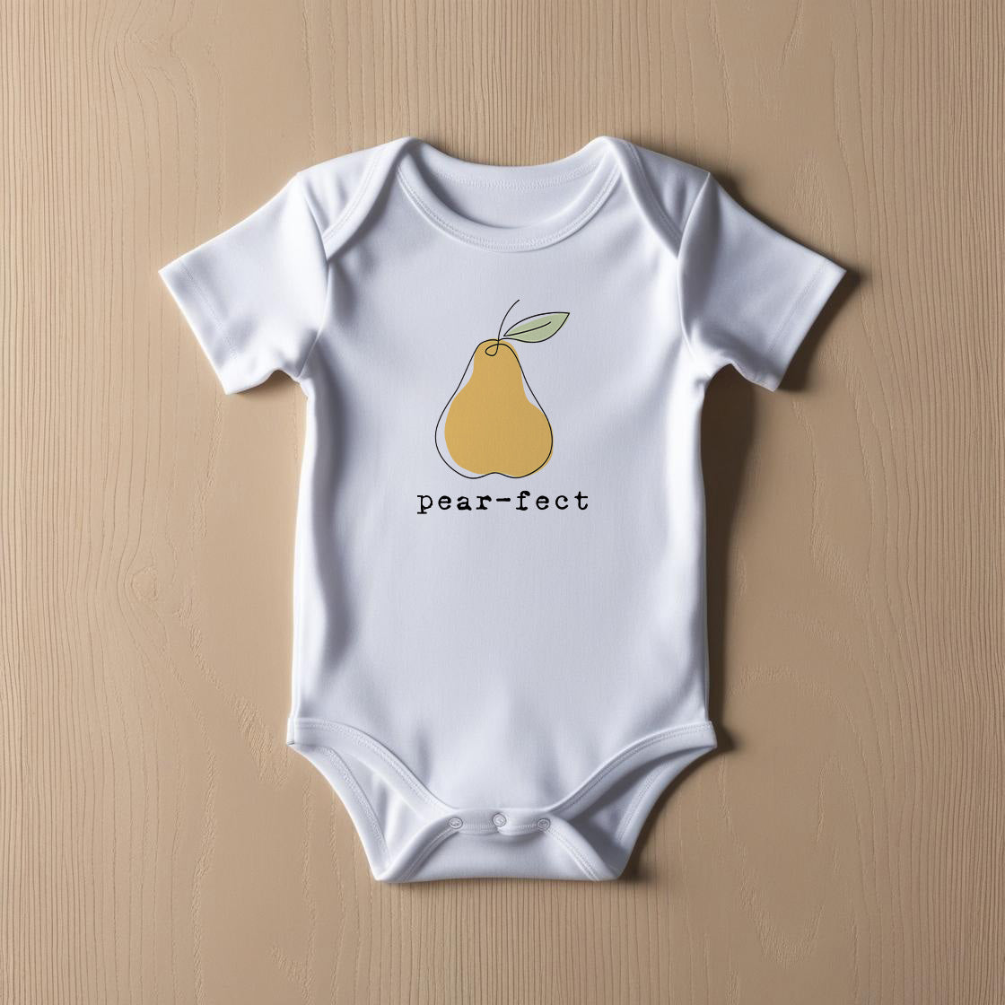 "Pear-fect" Baby Bodysuit