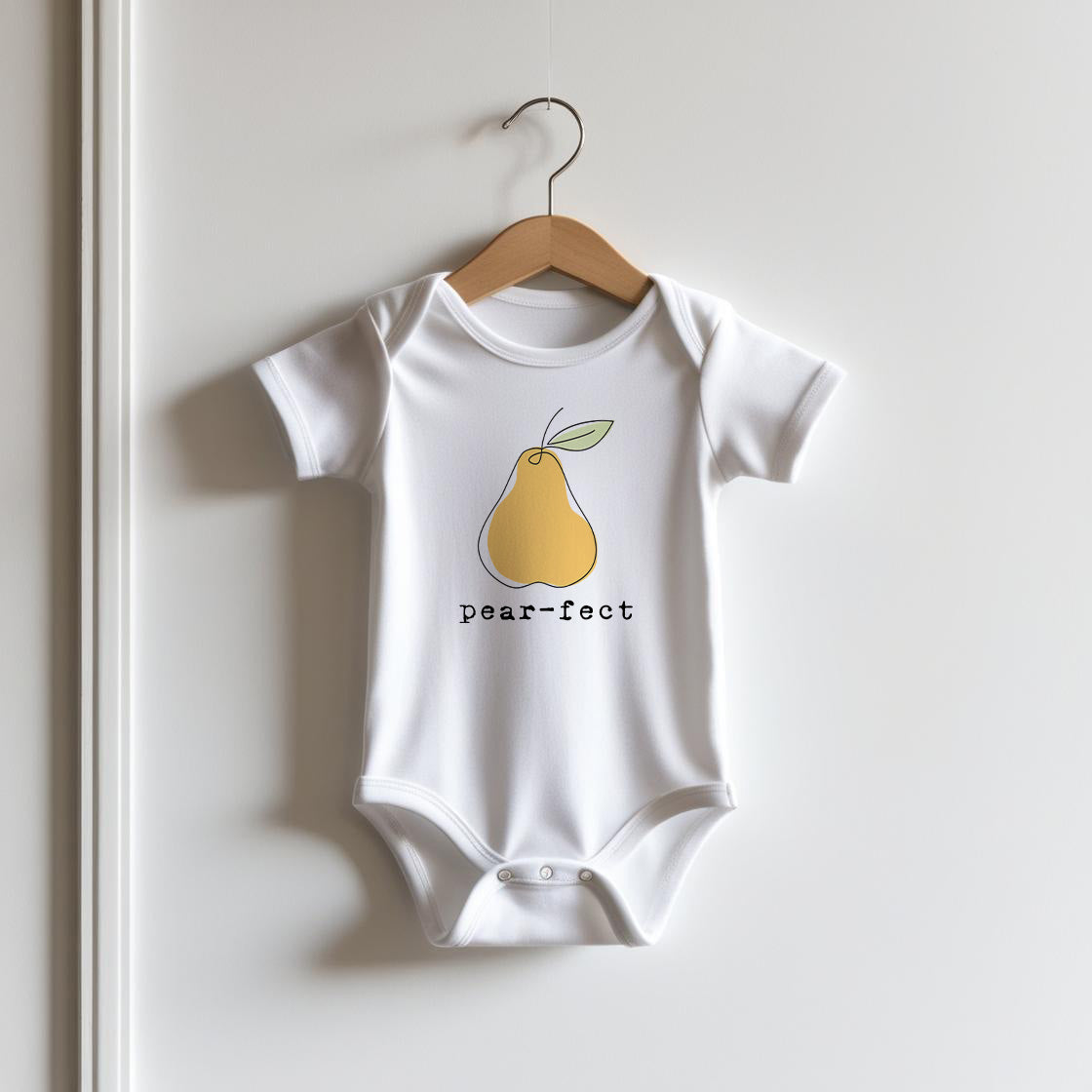"Pear-fect" Baby Bodysuit