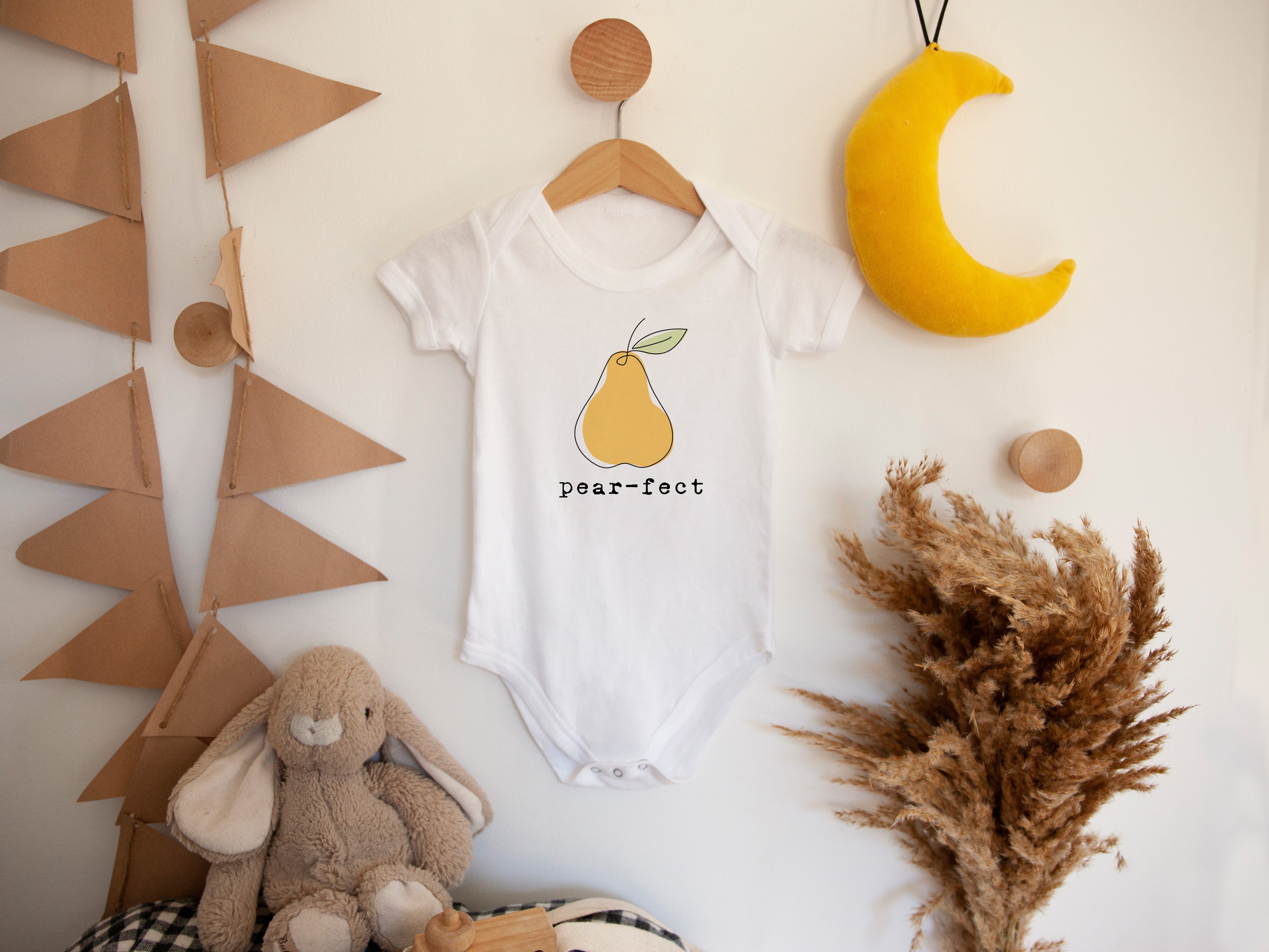 "Pear-fect" Baby Bodysuit