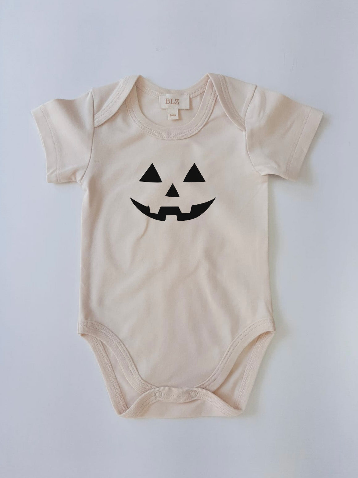 Beige Halloween Face Bodysuit