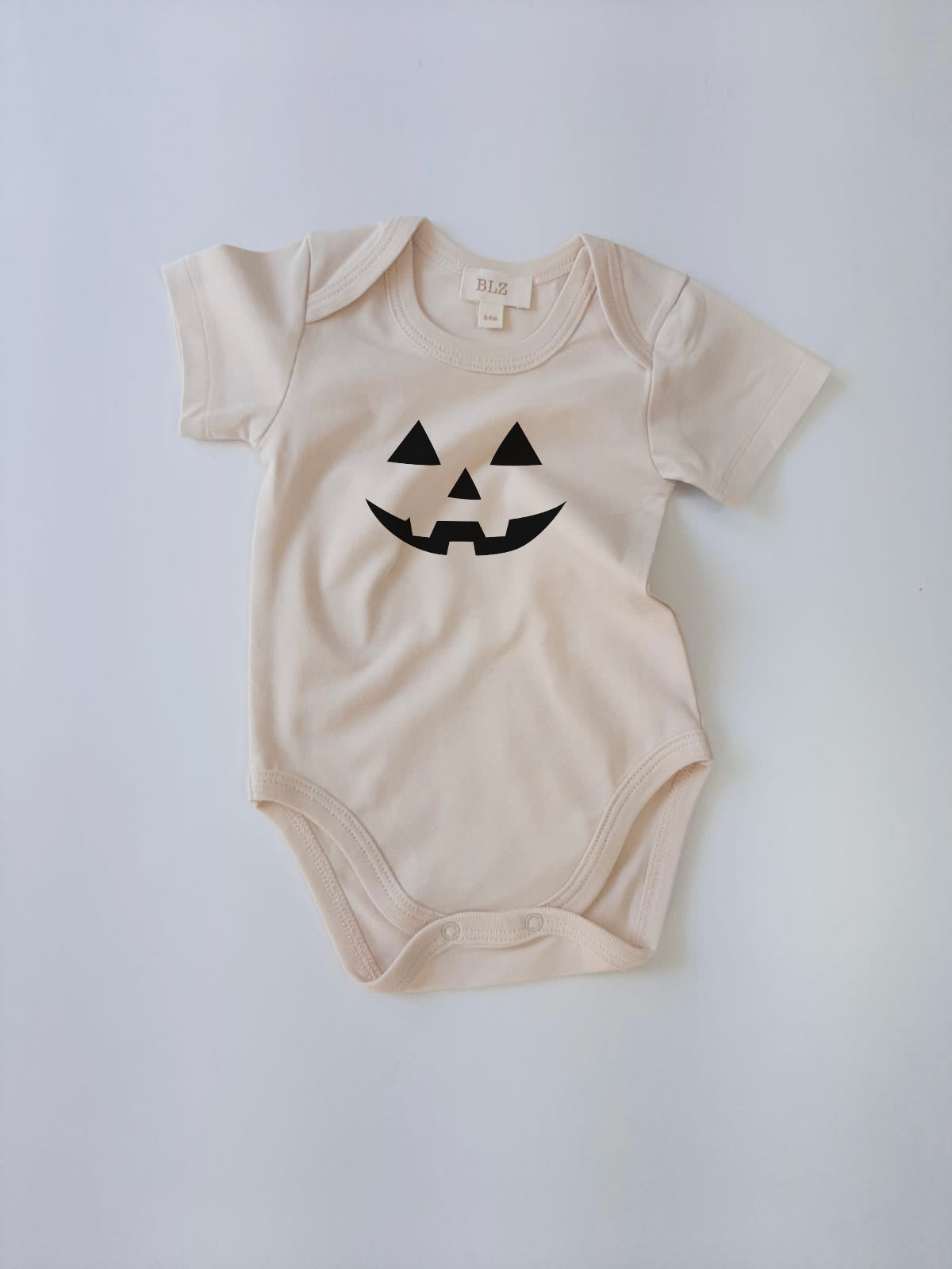 Beige Halloween Face Bodysuit