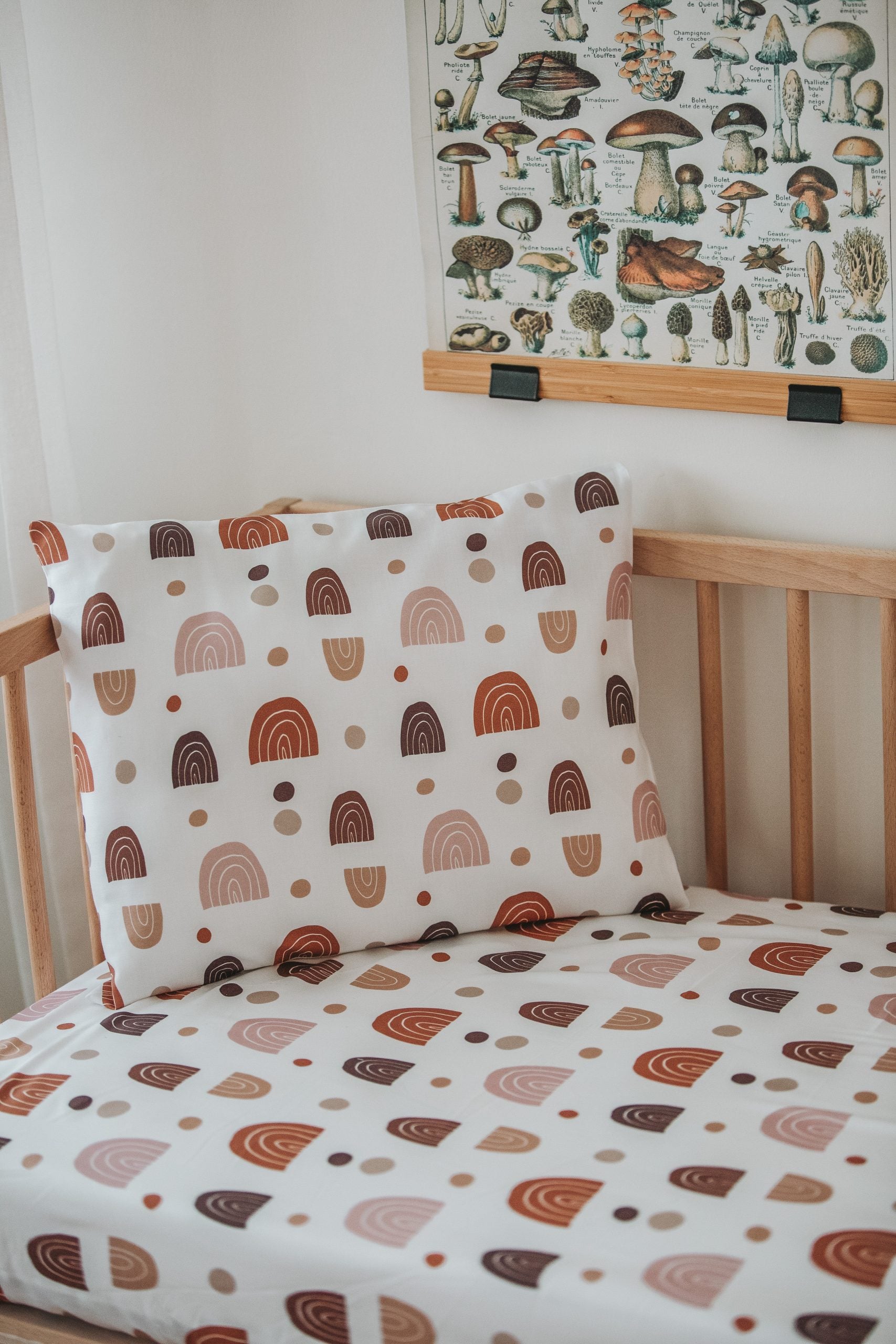 Bohemian Rainbow Fitted Crib Sheet - Blzandco