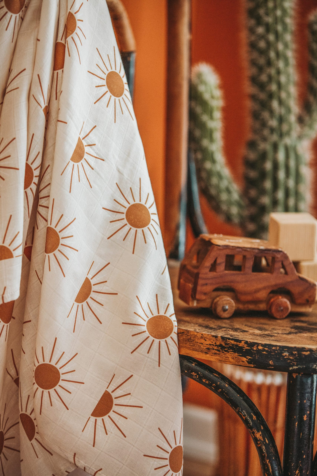 Sun and Sun Muslin Swaddle - Blzandco