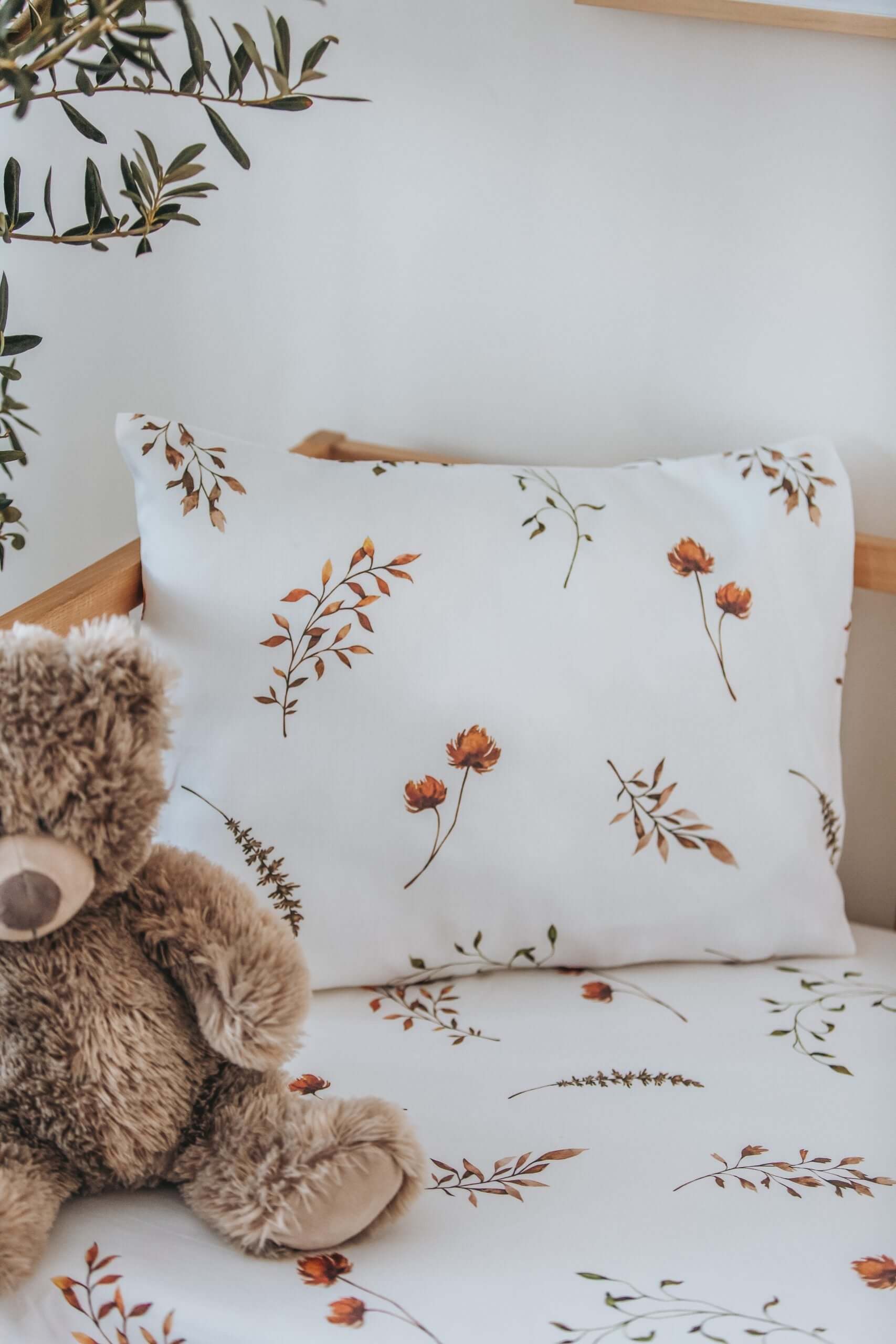 Autumn Flower Crib Sheet - Blzandco