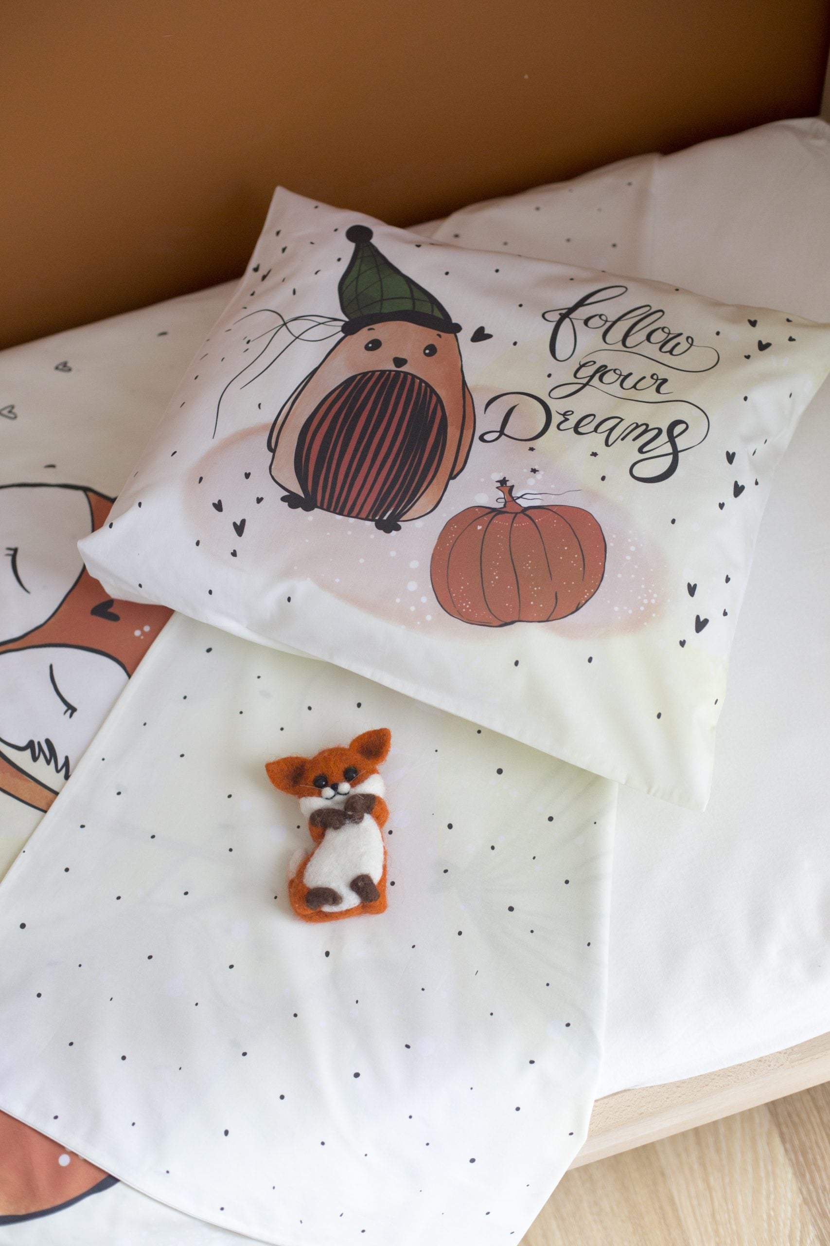 Lady Fox Duvet Cover and Pillow Case - Blzandco