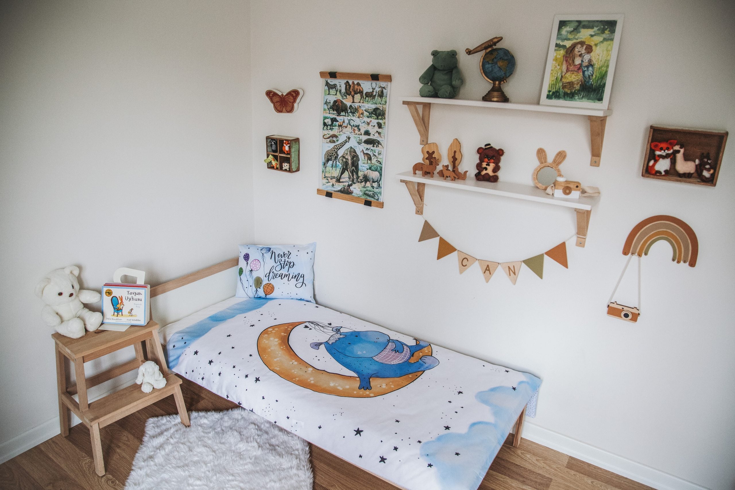 Hippo Duvet Cover and Pillow Case - Blzandco