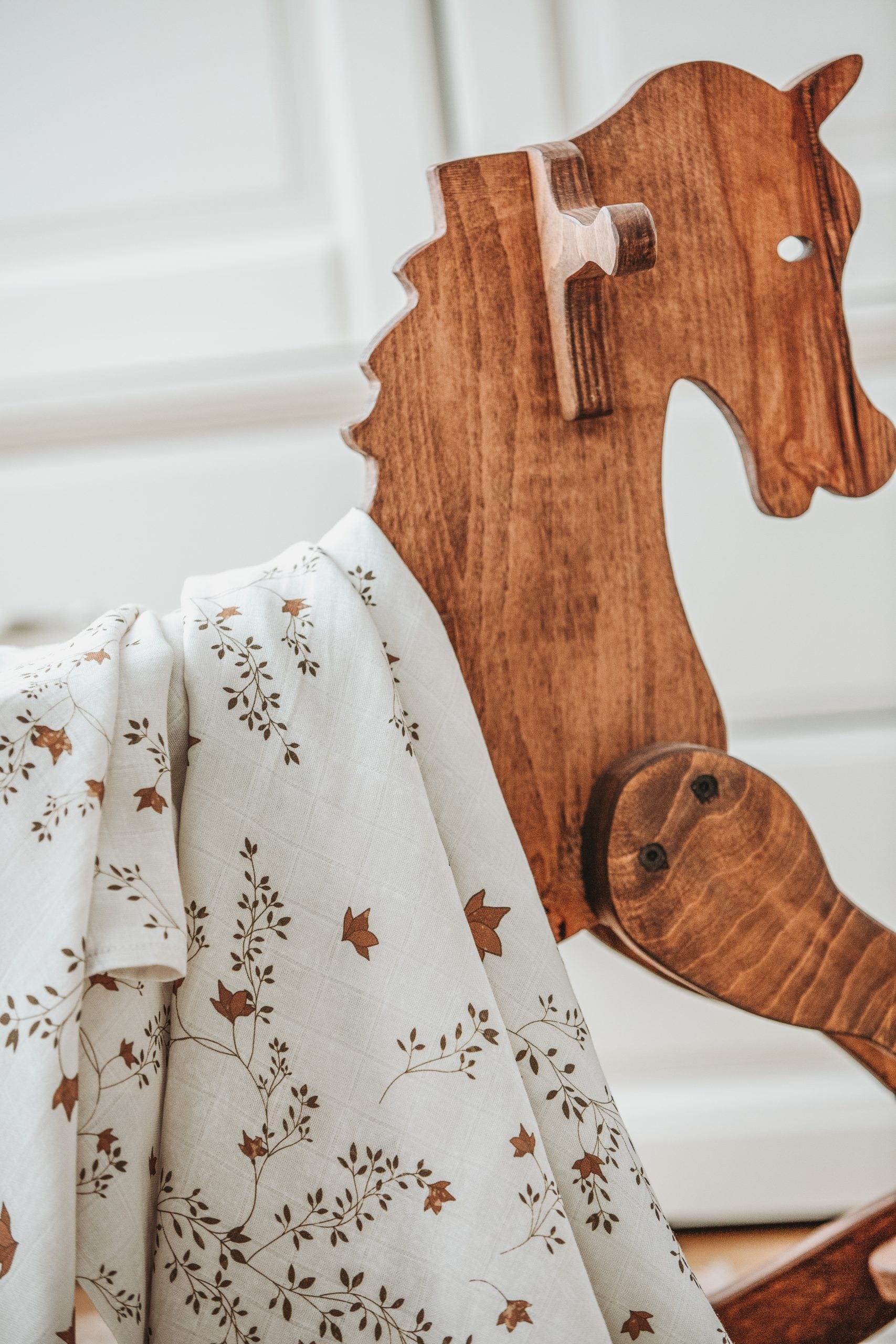 Brown Ivy Muslin Swaddle - Blzandco