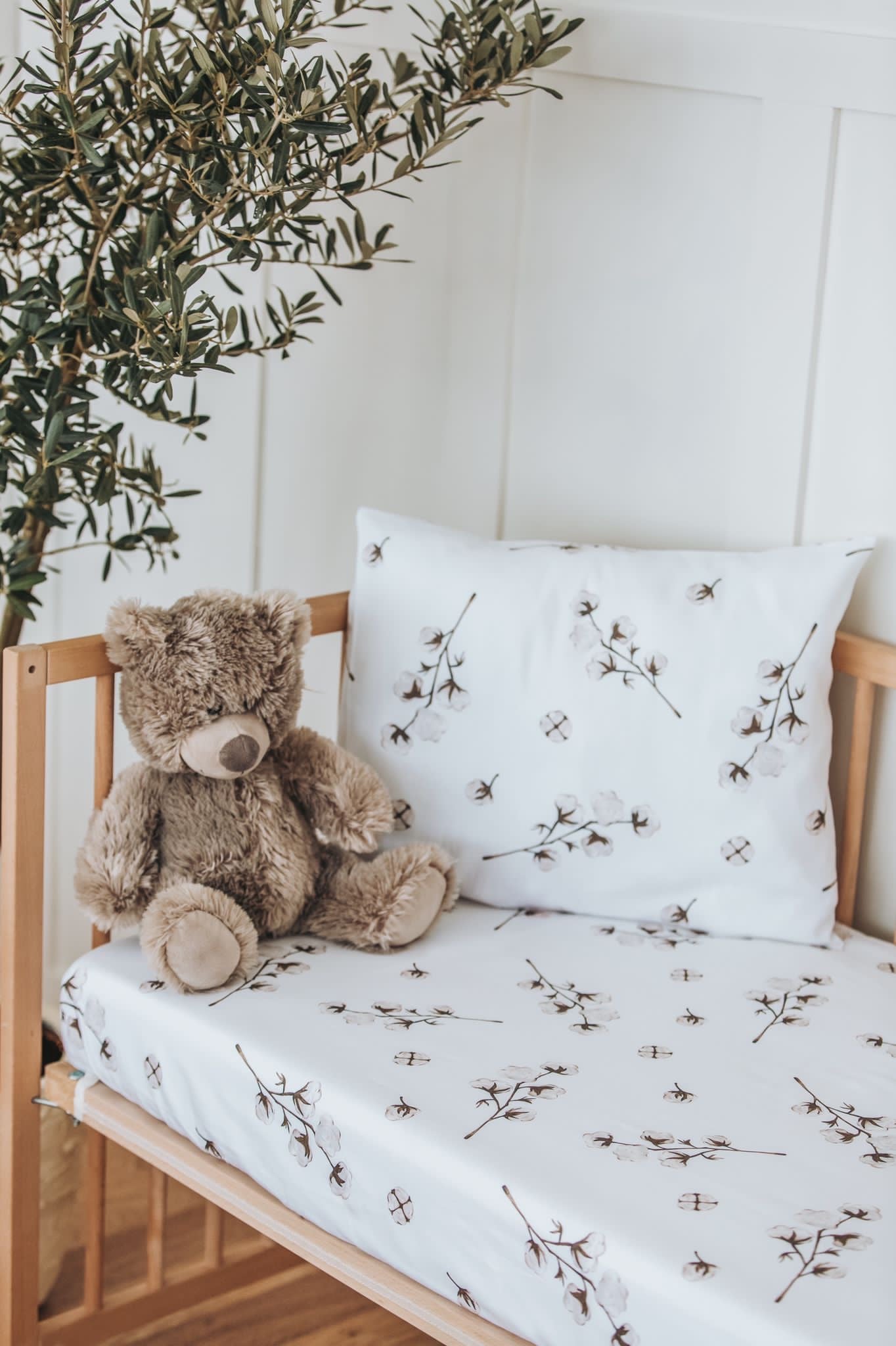 Cotton Flower Crib Sheet - Blzandco