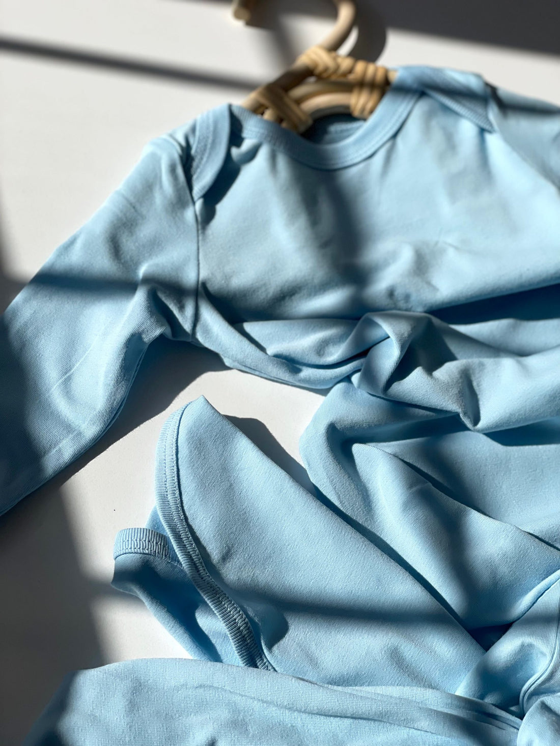 Blue Knotted Gown and Hat - Blzandco