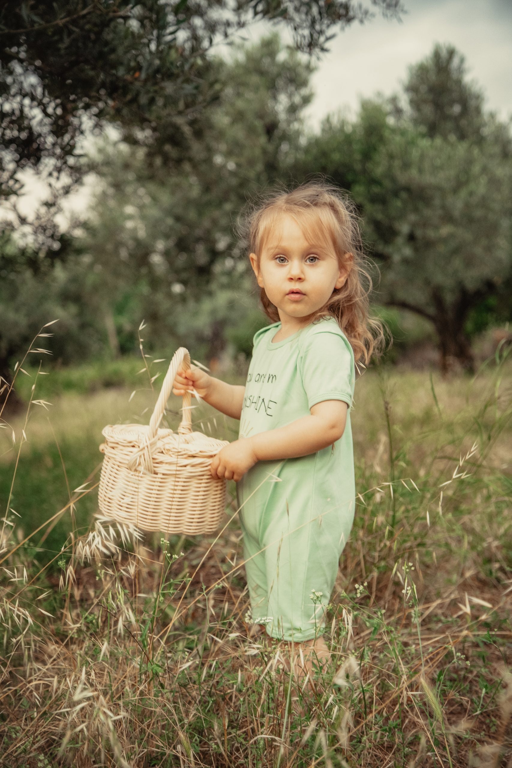 Green Color 2 Pieces Set Summer Short Overall - Blzandco