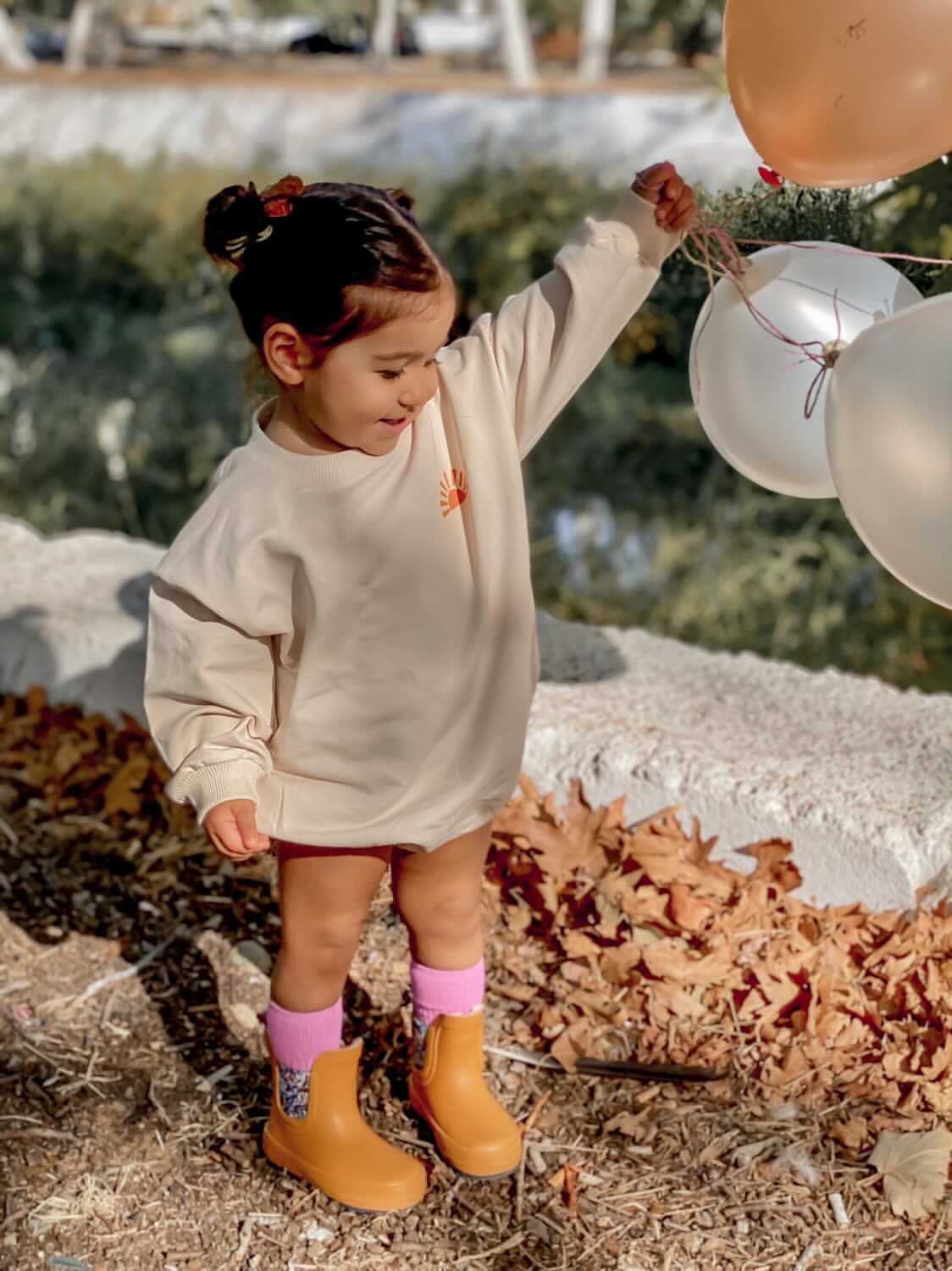 Beige ‘Here Comes The Sun’ Romper - Blzandco