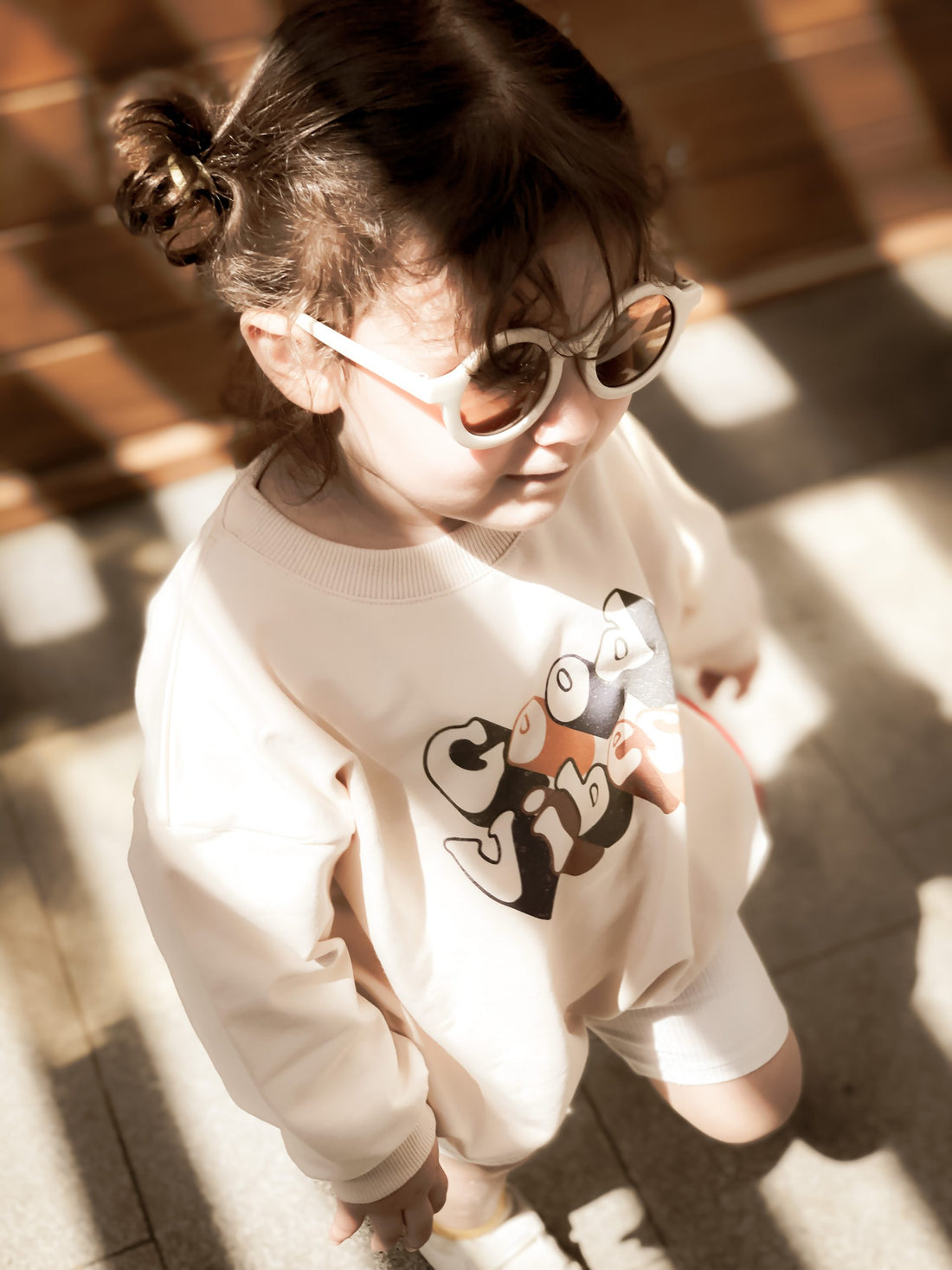 Good Vibes Beige Oversize Romper - Blzandco