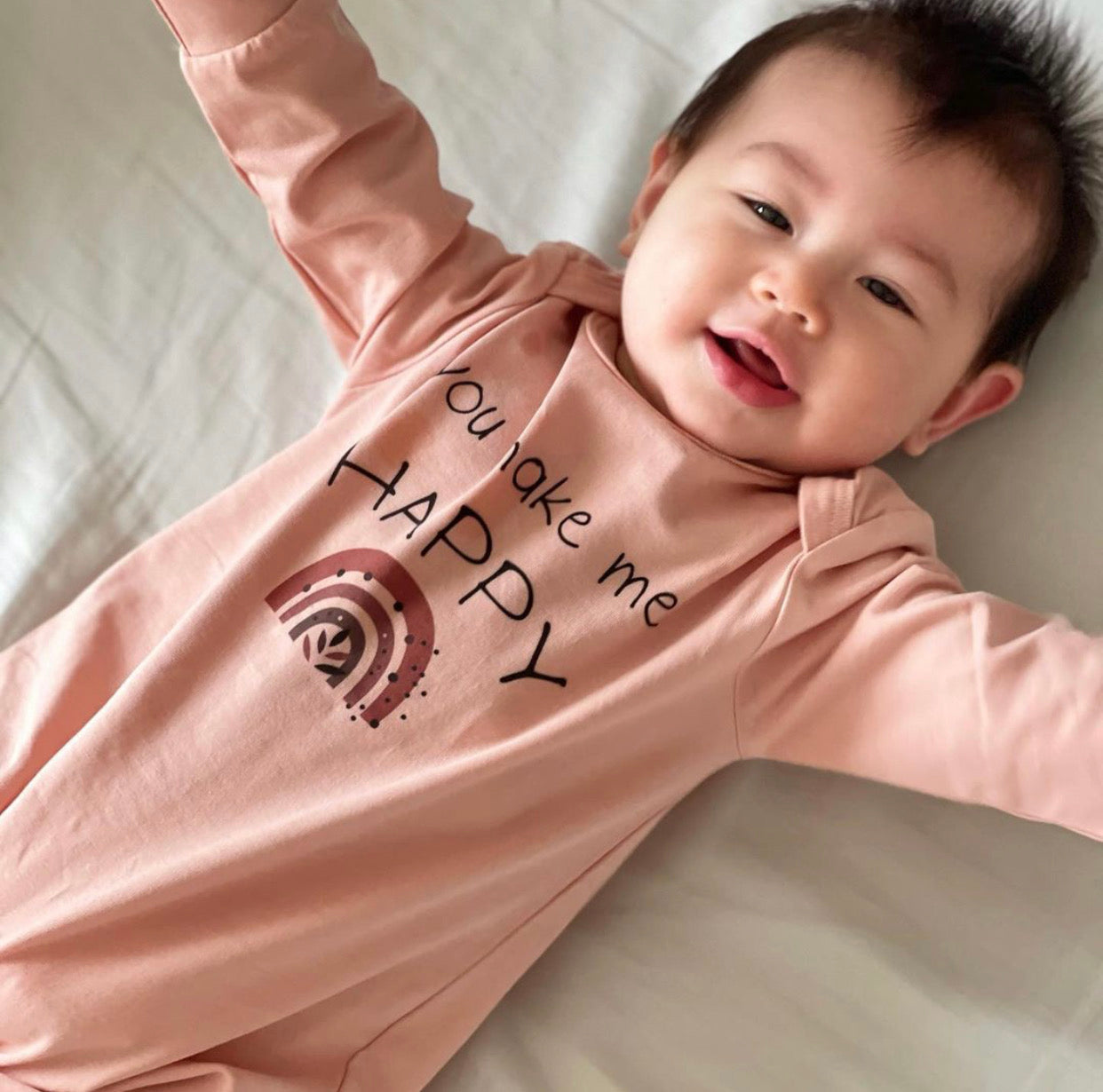 Make Me Happy Pink Overall - Blzandco