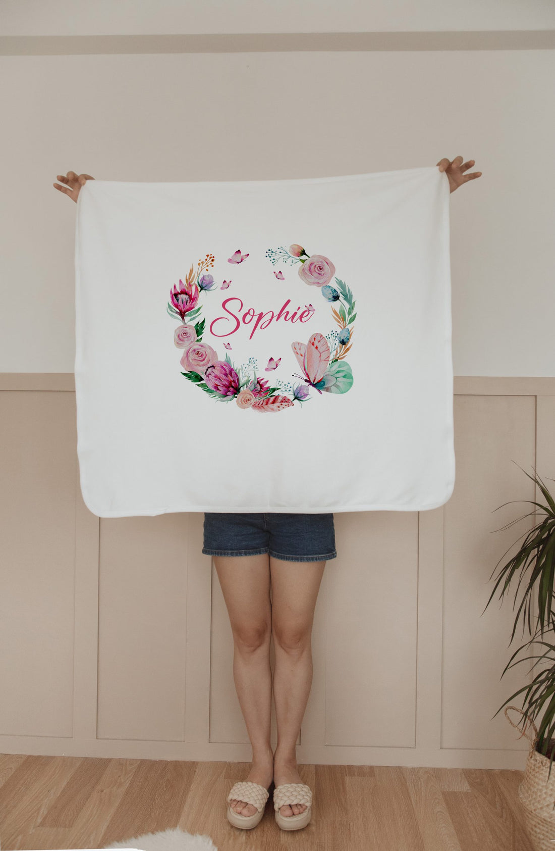 Butterfly Personalized Blanket
