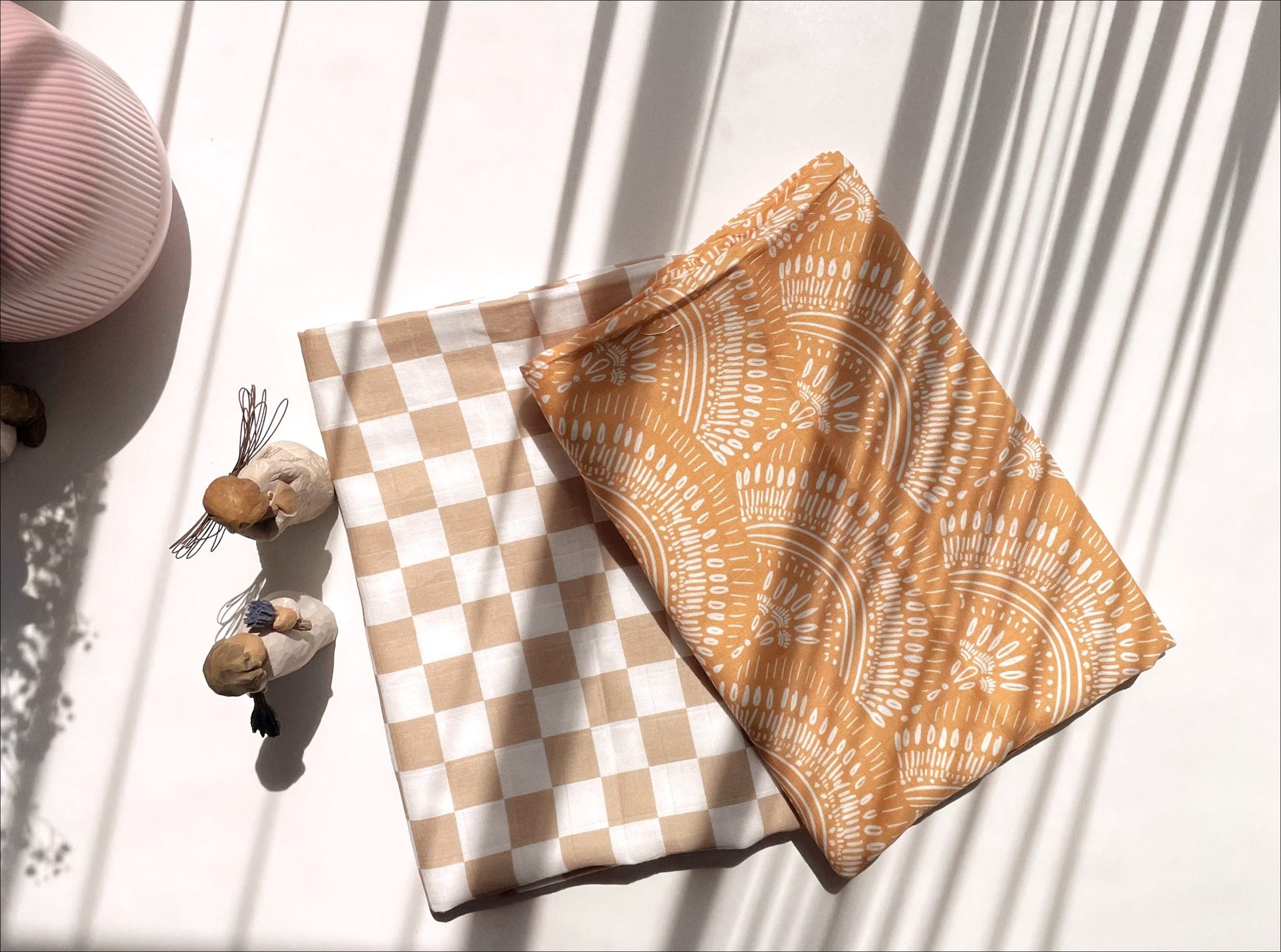 Checkerboard Muslin Swaddle - Blzandco