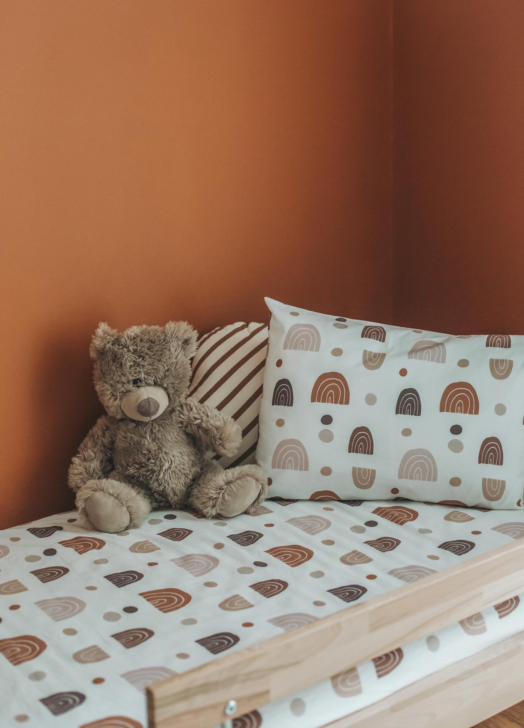 Bohemian Rainbow Fitted Crib Sheet - Blzandco