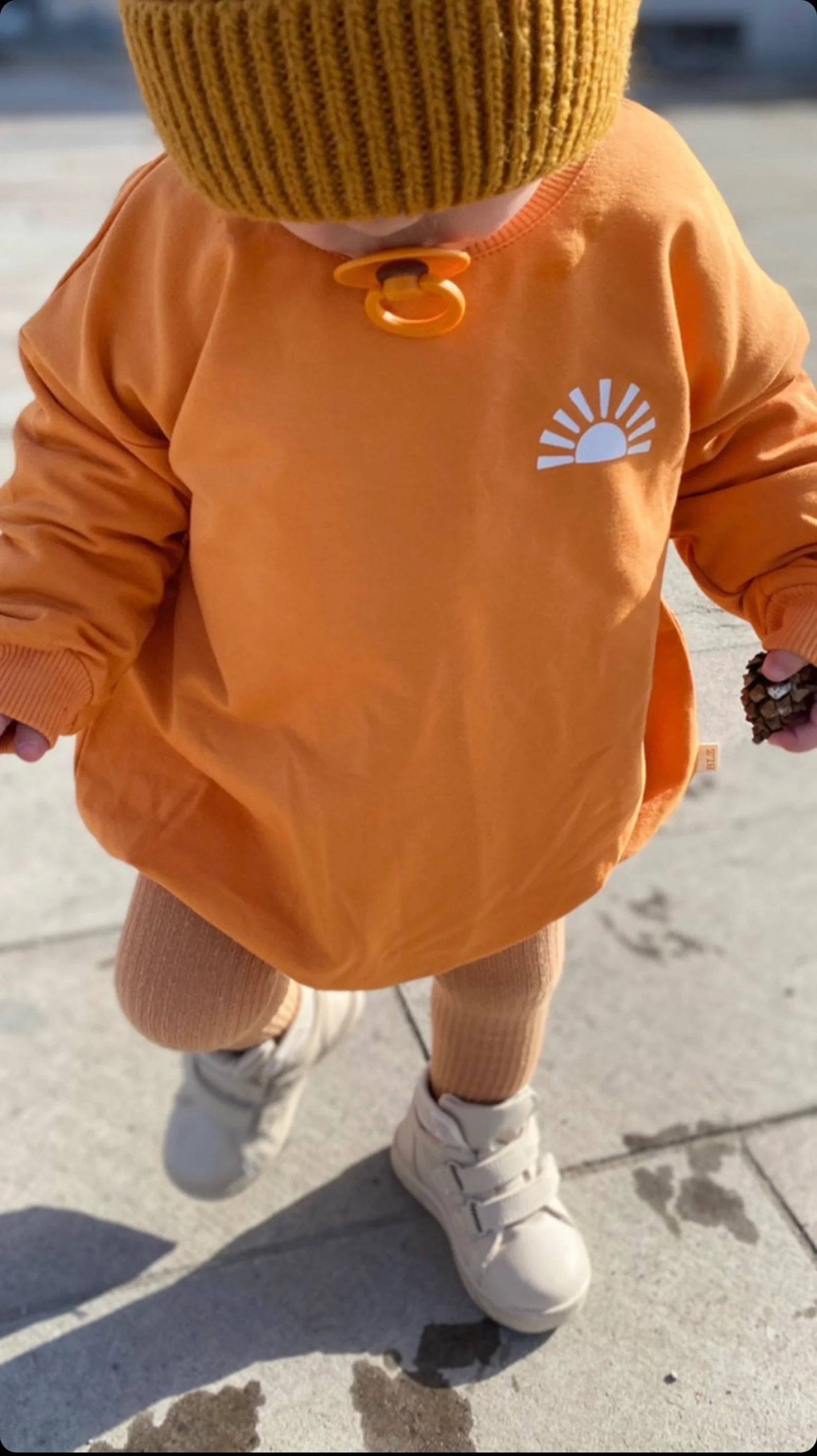 Orange ‘Sun’ Romper - Blzandco