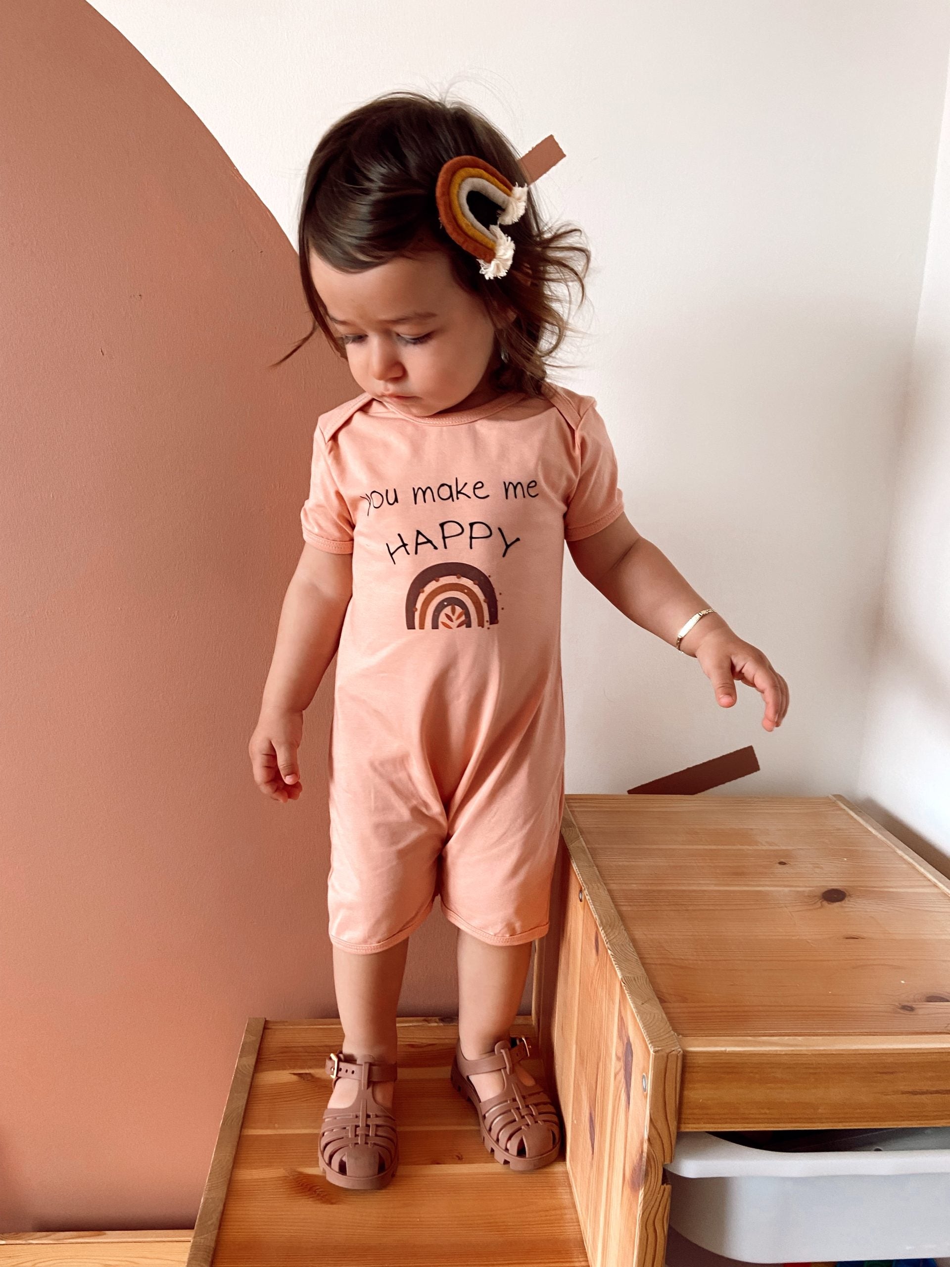 Pink Color 2 Pieces Set Summer Short Overall - Blzandco