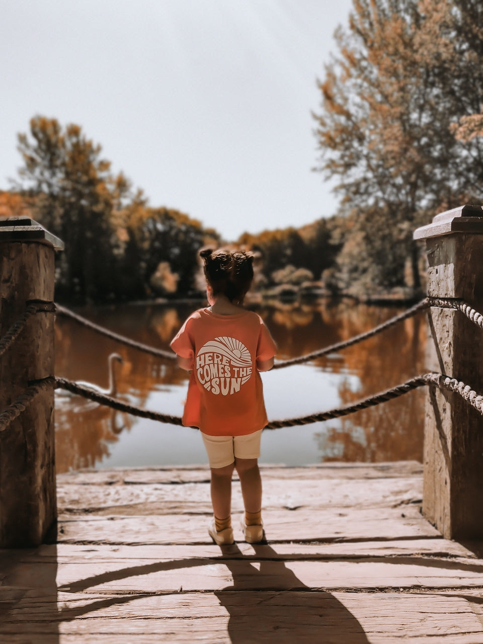 Orange Here Comes The Sun Tshirt - Blzandco