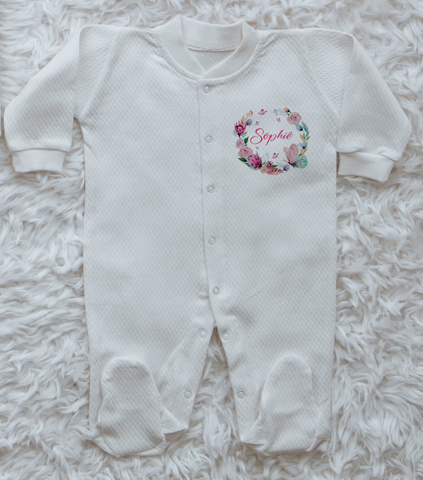 Butterfly Personalized Baby Jumpsuit