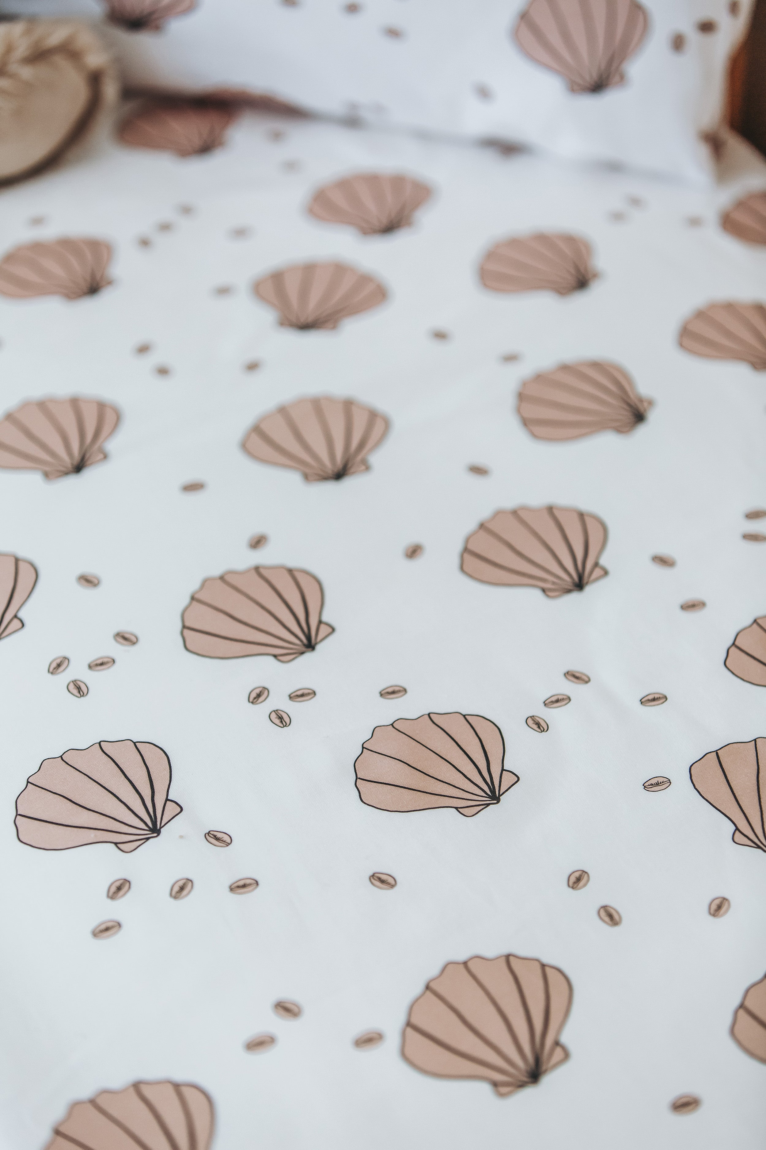 Seashell Fitted Crib Sheet