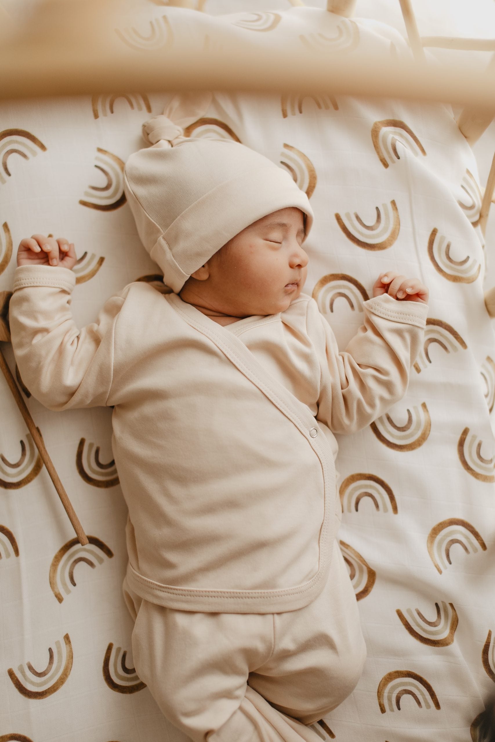 Beige Bodysuit, Pant and Hat - Blzandco