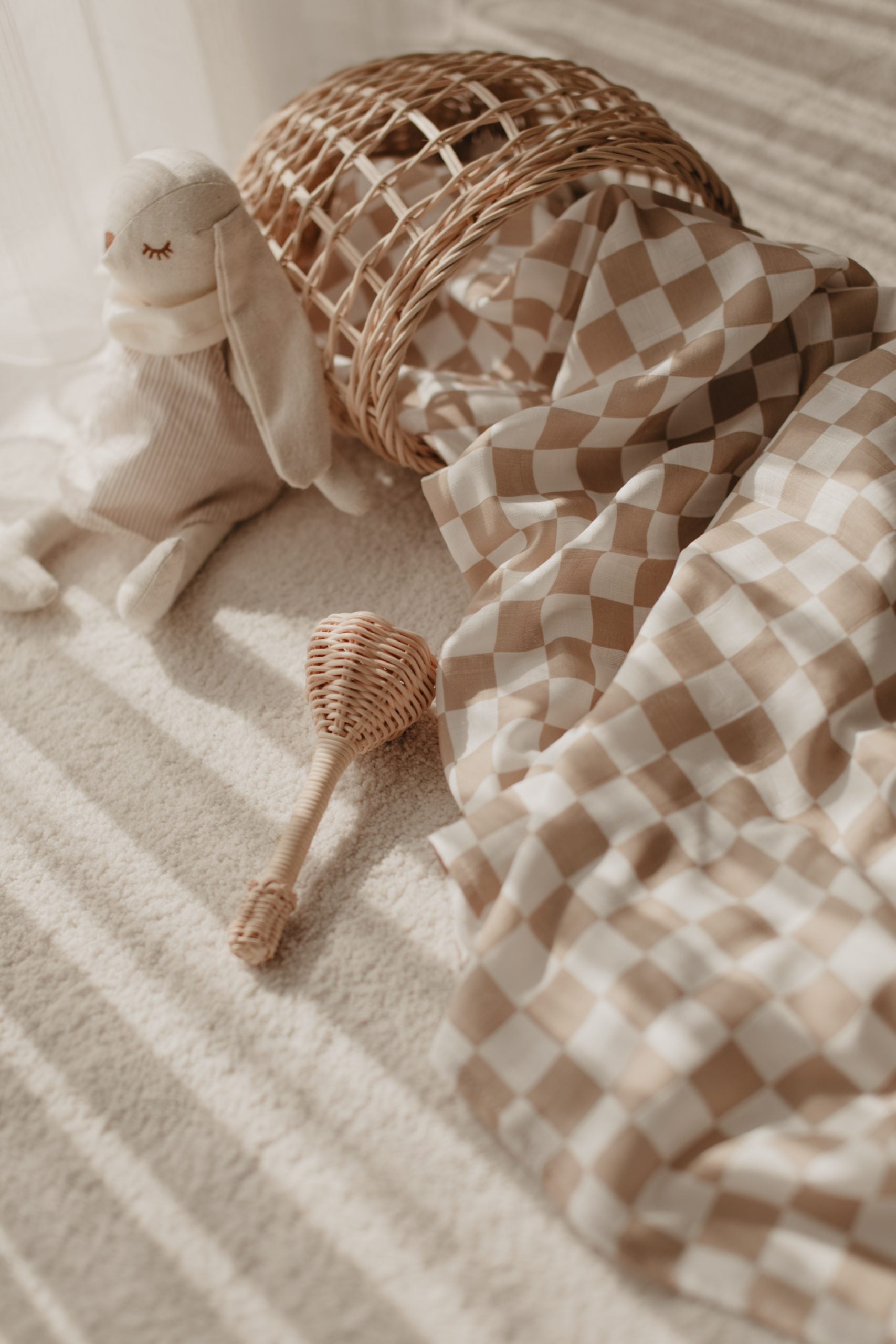 Checkerboard Muslin Swaddle - Blzandco