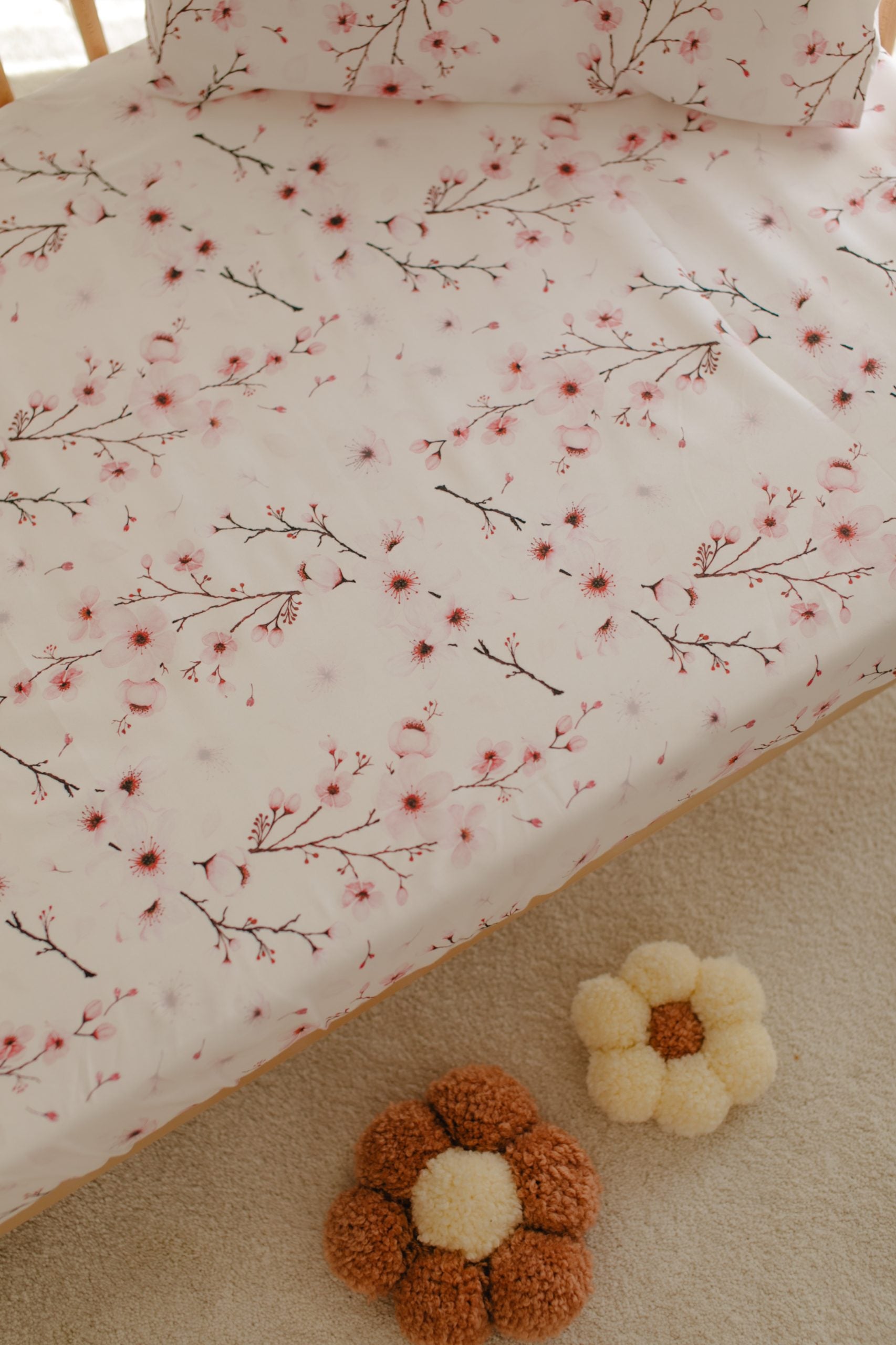 Cherry Blossom Crib Sheet - Blzandco