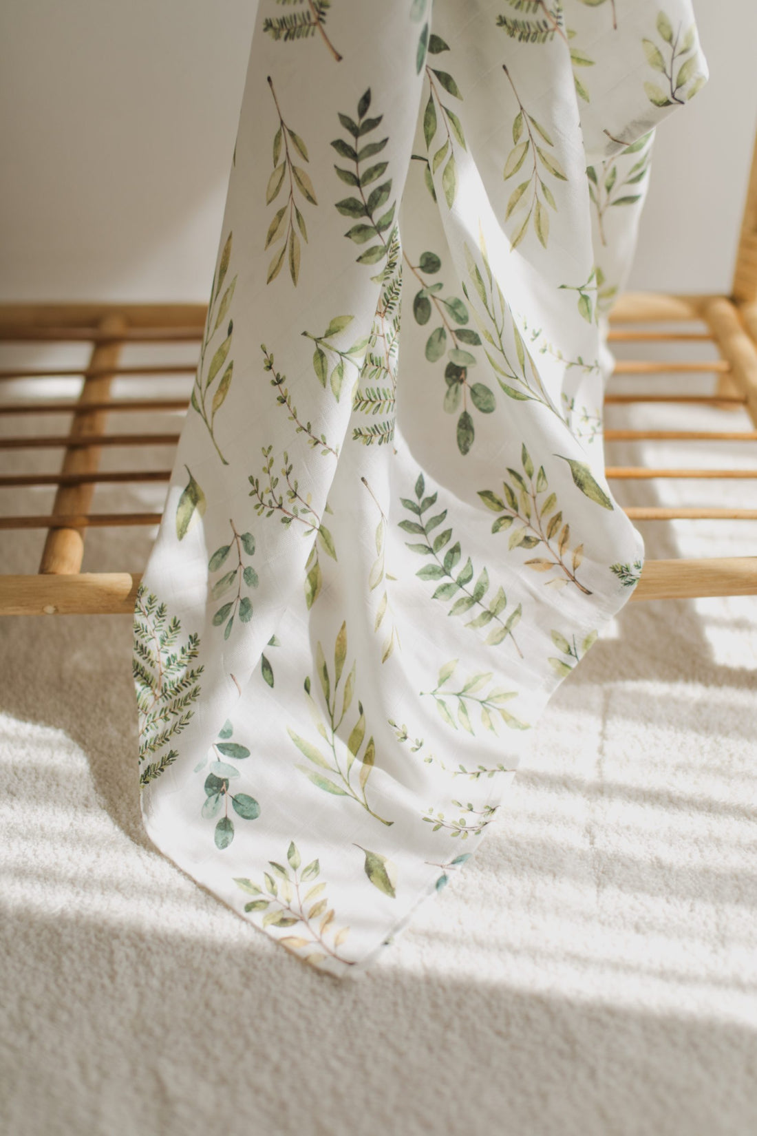 Nature Leaf Muslin Swaddle - Blzandco