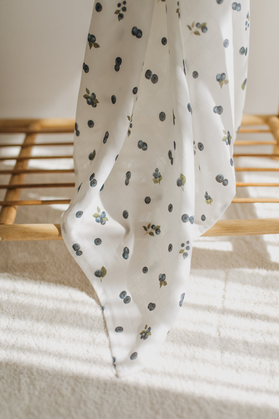 Blueberry Muslin Swaddle