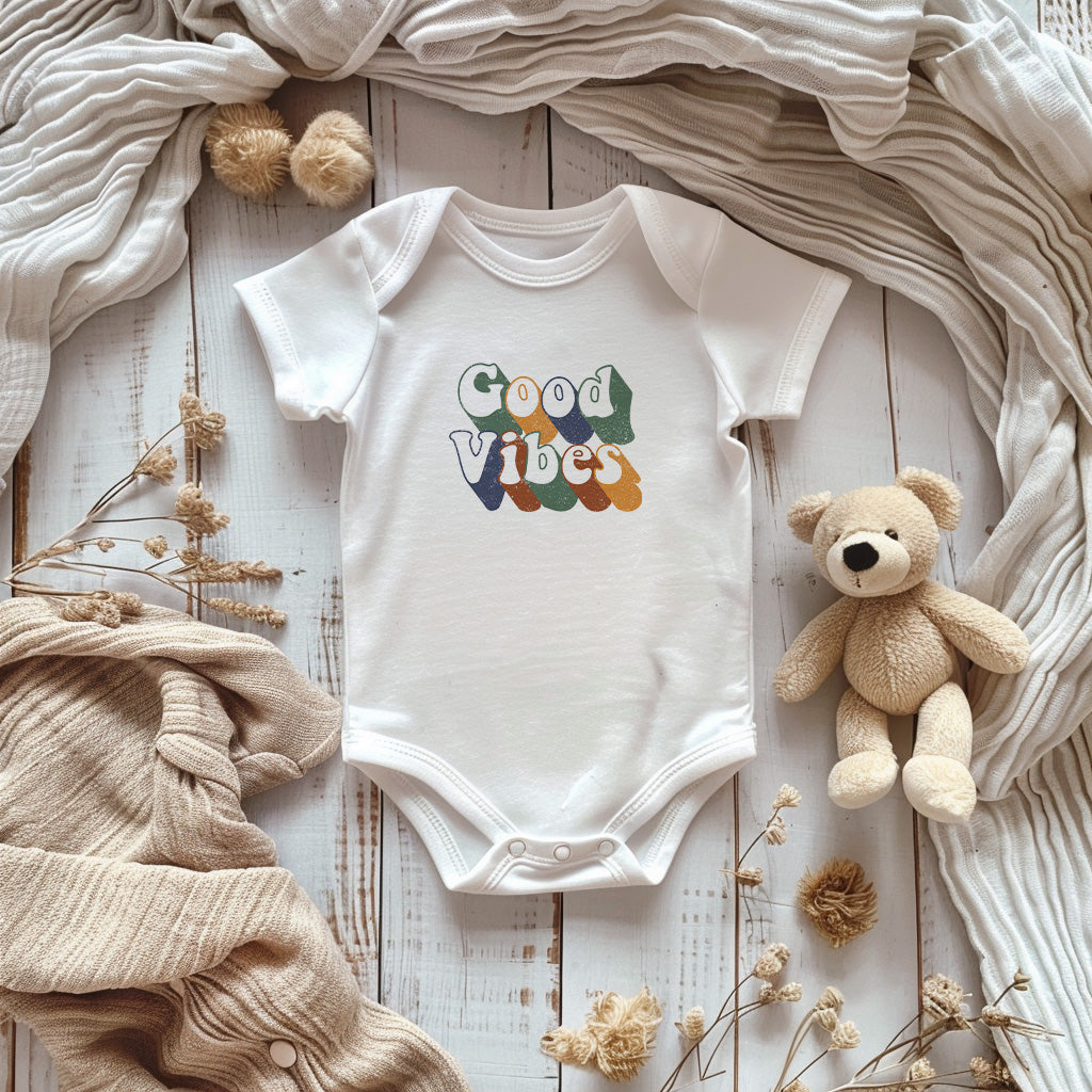 "Good Vibes" Baby Bodysuit