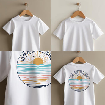 Good Vibes Sun Kids Tshirt