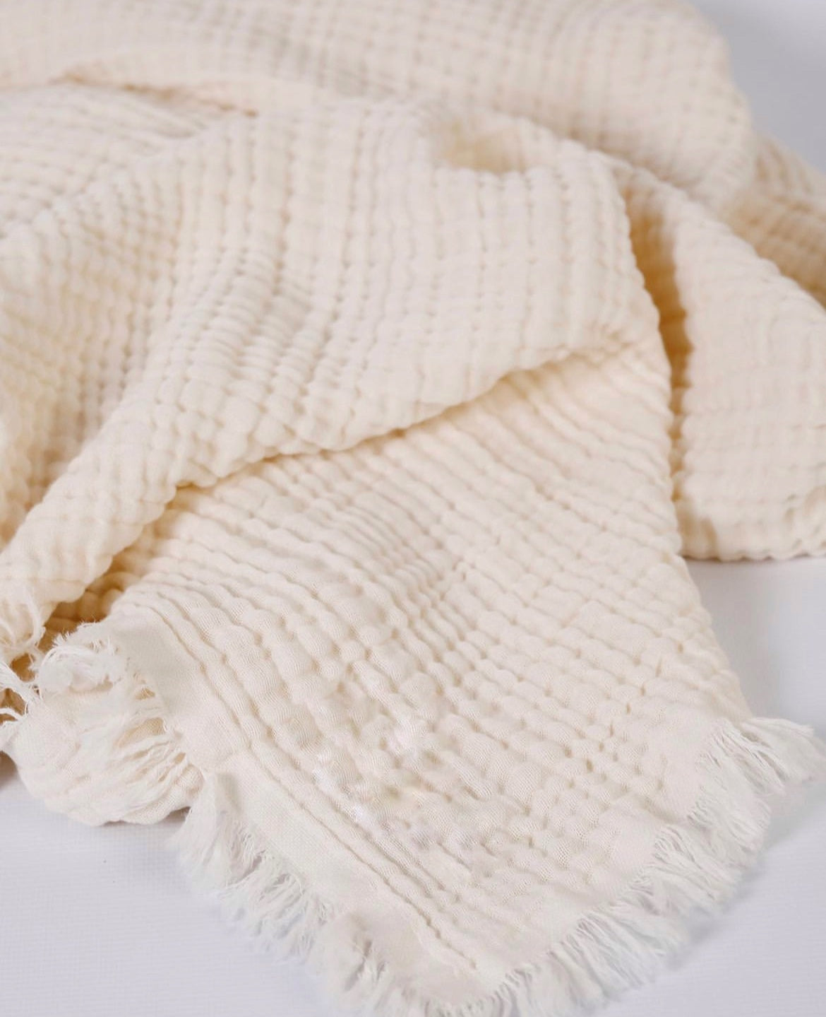 Ecru Muslin Blanket