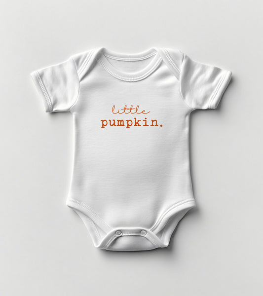 Little Pumpkin Baby Bodysuit