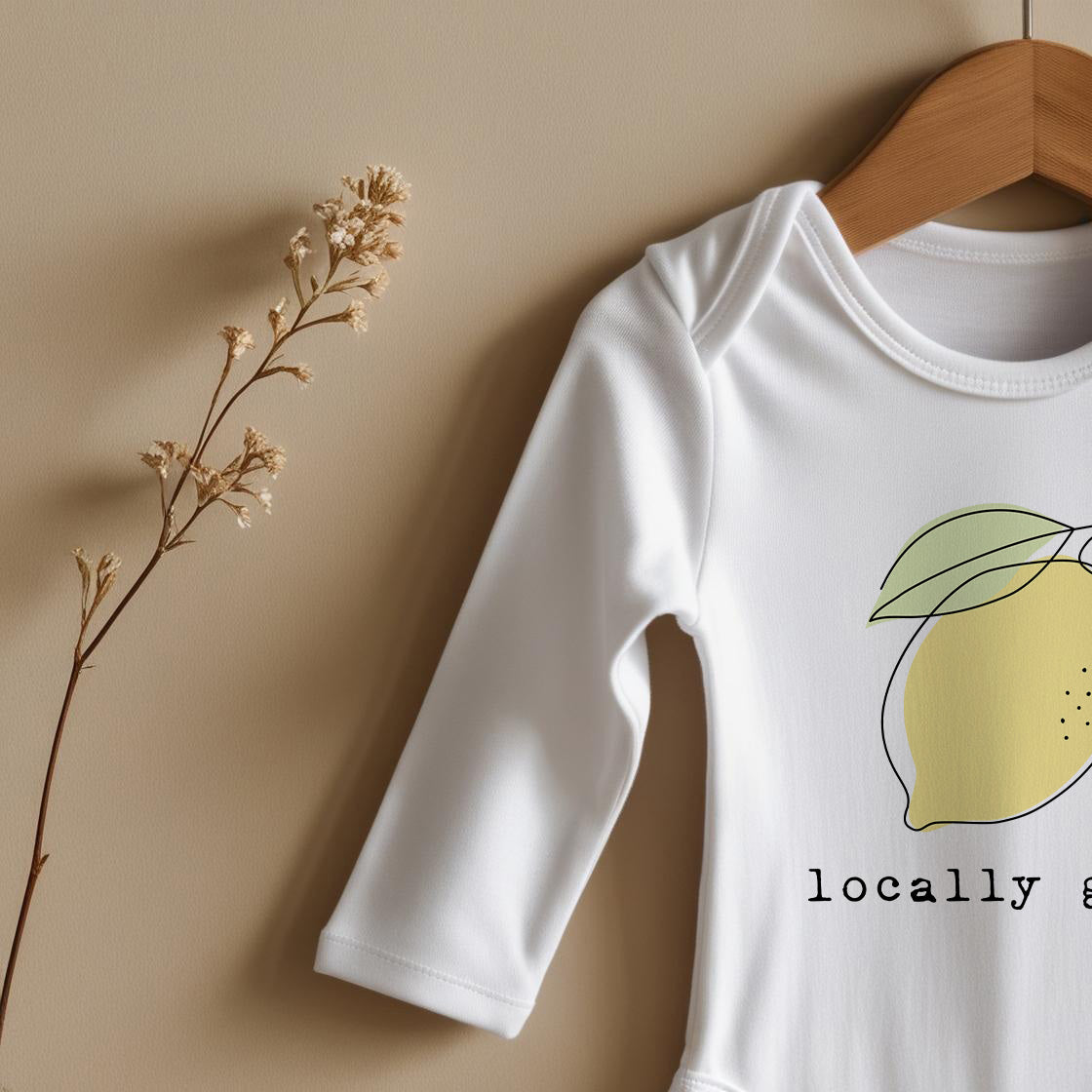 Locally Grown Baby Bodysuit