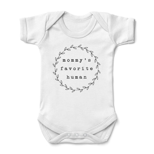 Mommy's Favorite Human Baby Bodysuit