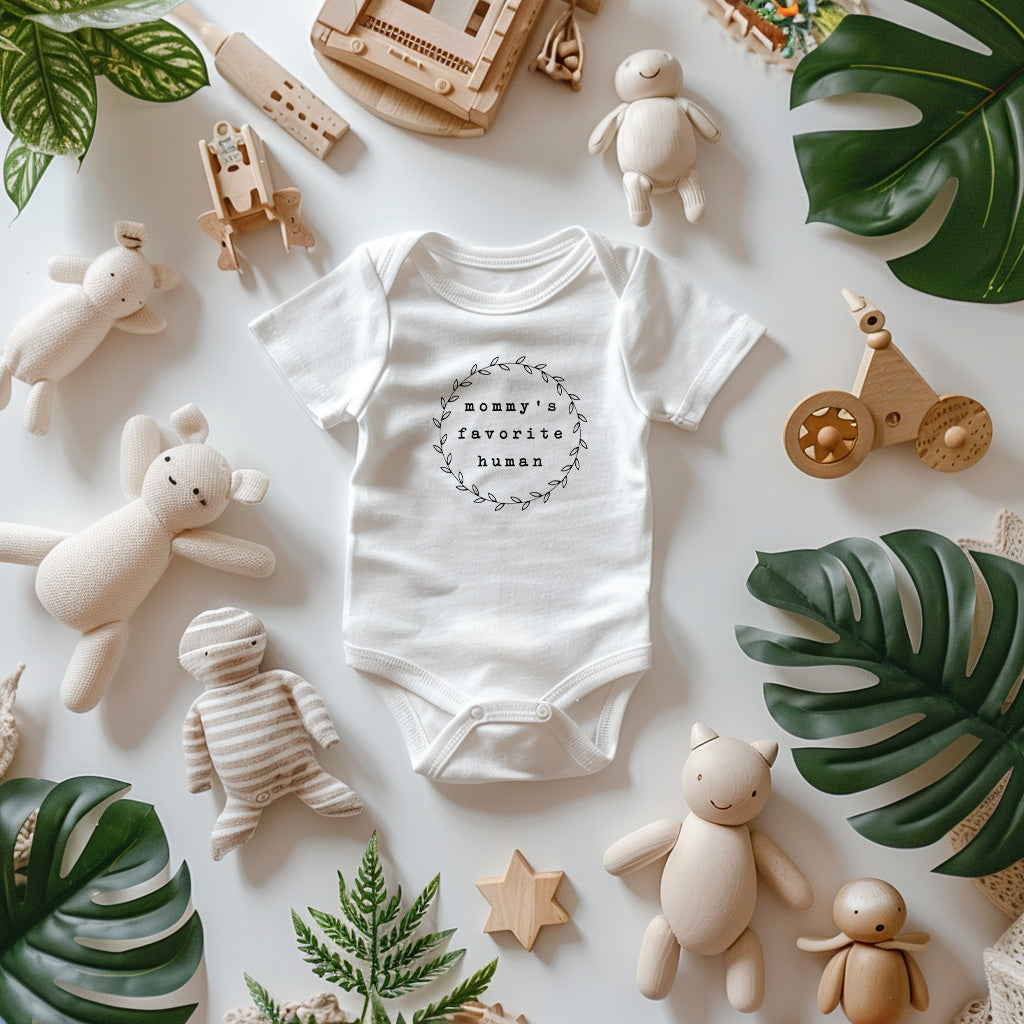 Mommy's Favorite Human Baby Bodysuit