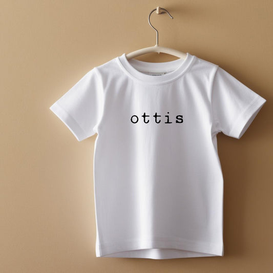 Personalized White Cotton Tshirt