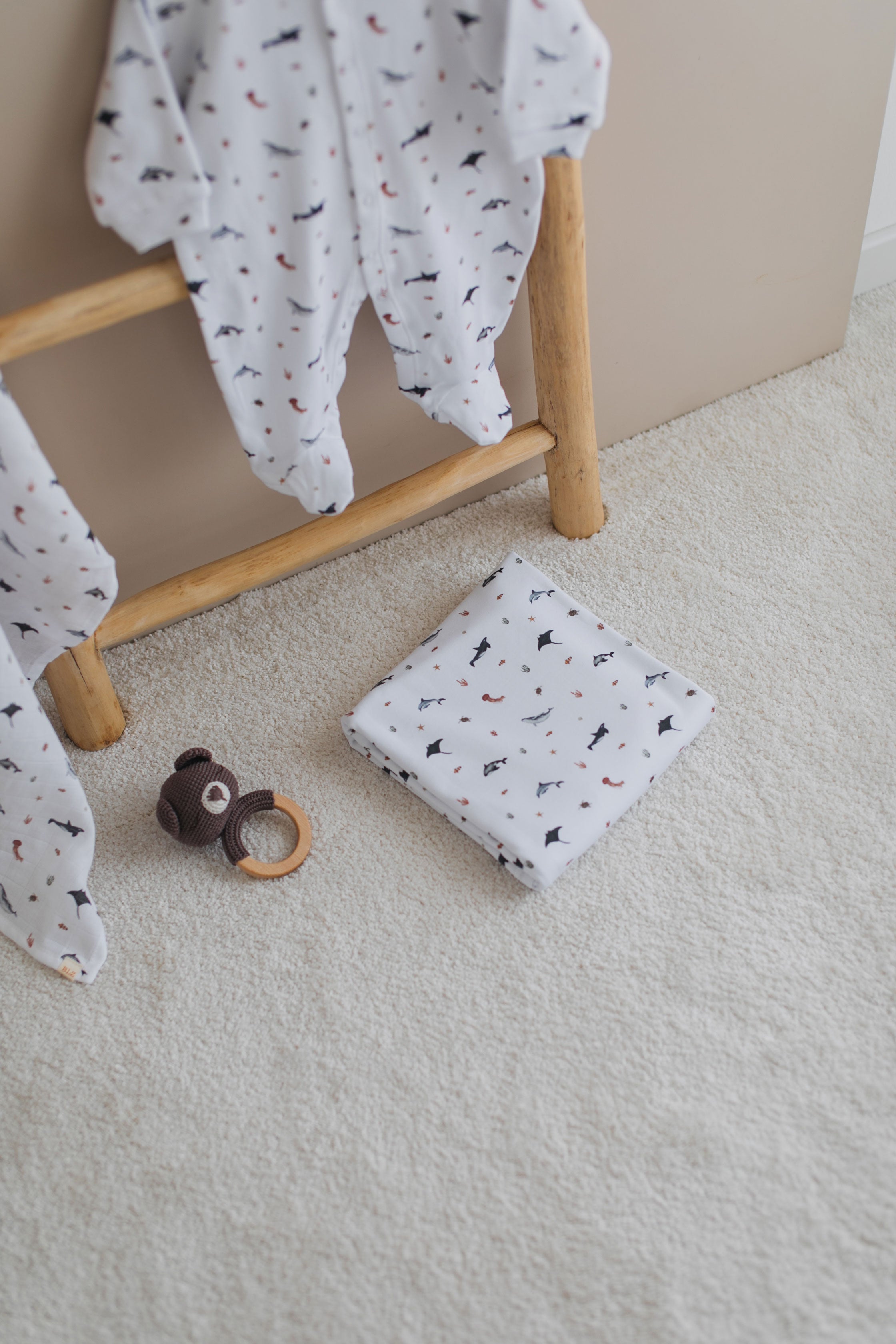 Ocean Newborn Hospital Gift Set