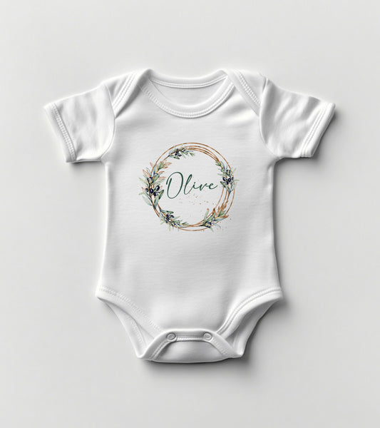 Olive Branch Baby Bodysuit