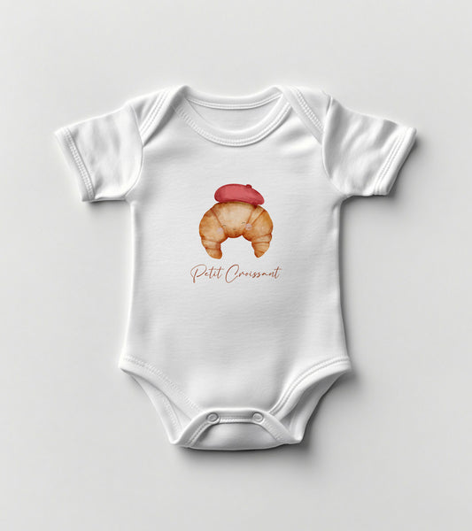 Petit Croissant Baby Bodysuit