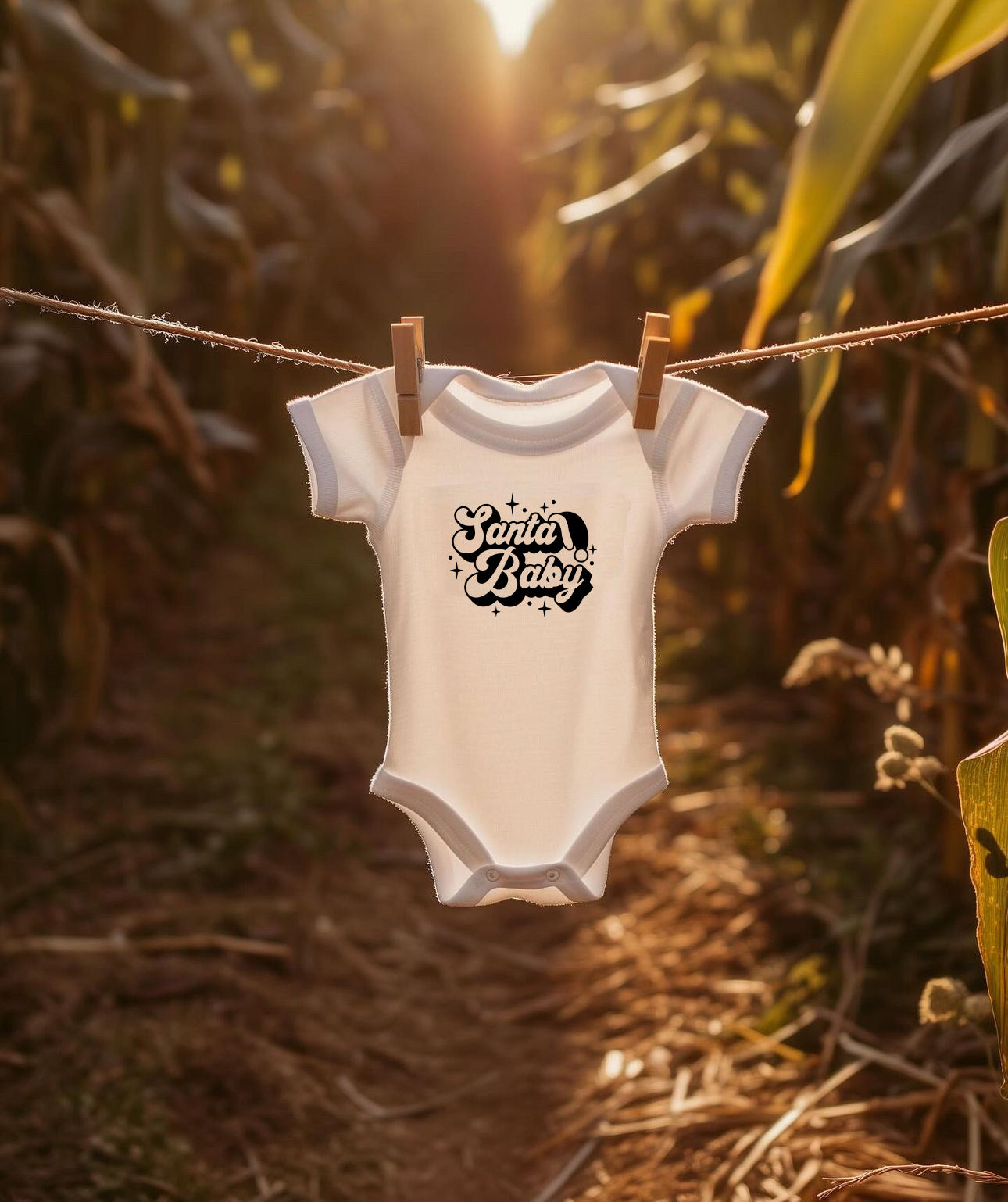 Santa Baby Baby Bodysuit