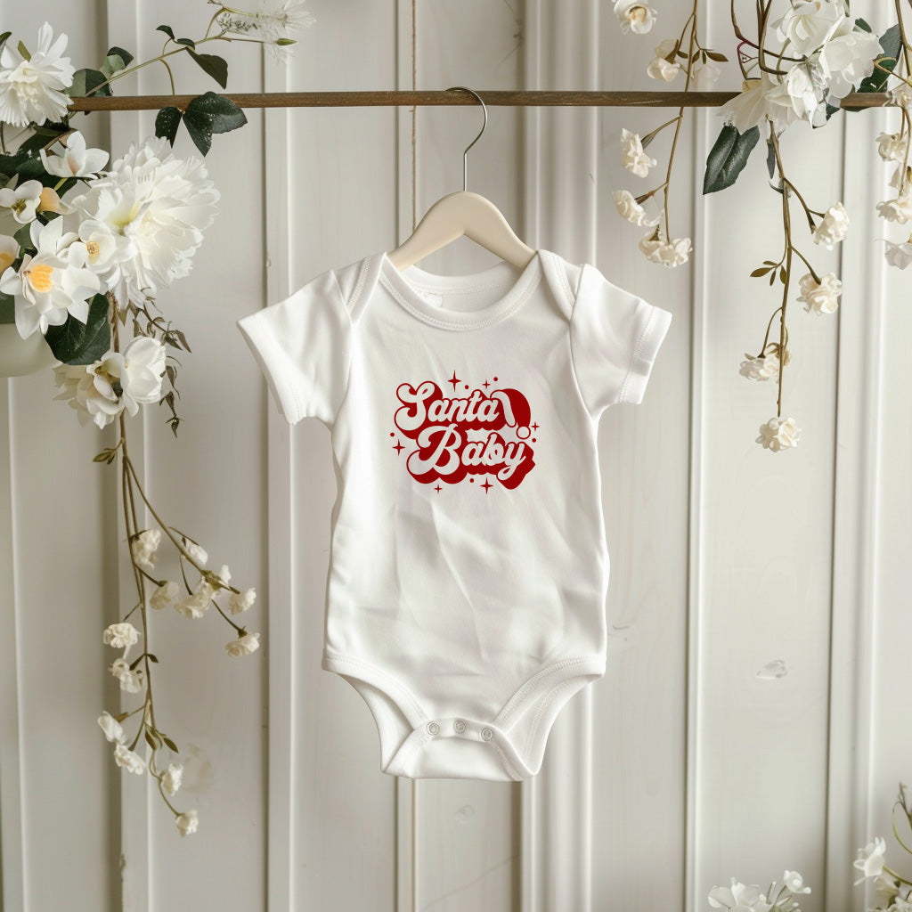 Santa Baby Baby Bodysuit