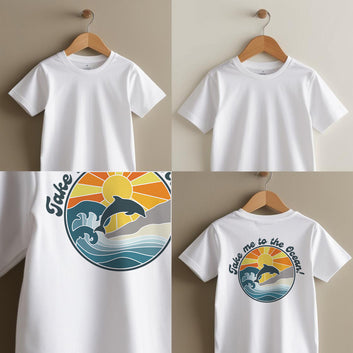 Take Me To The Ocean Kids Tshirt