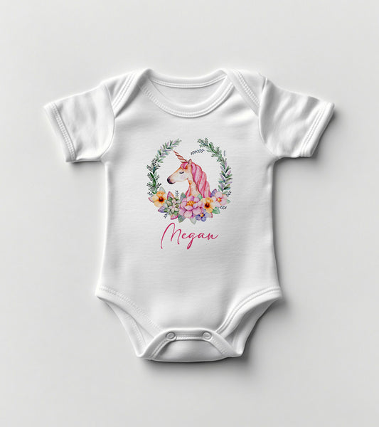 Unicorn Baby Bodysuit